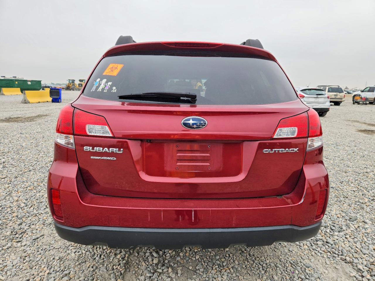 2013 Subaru Outback 2.5i Premium Red vin: 4S4BRCGC3D3271117