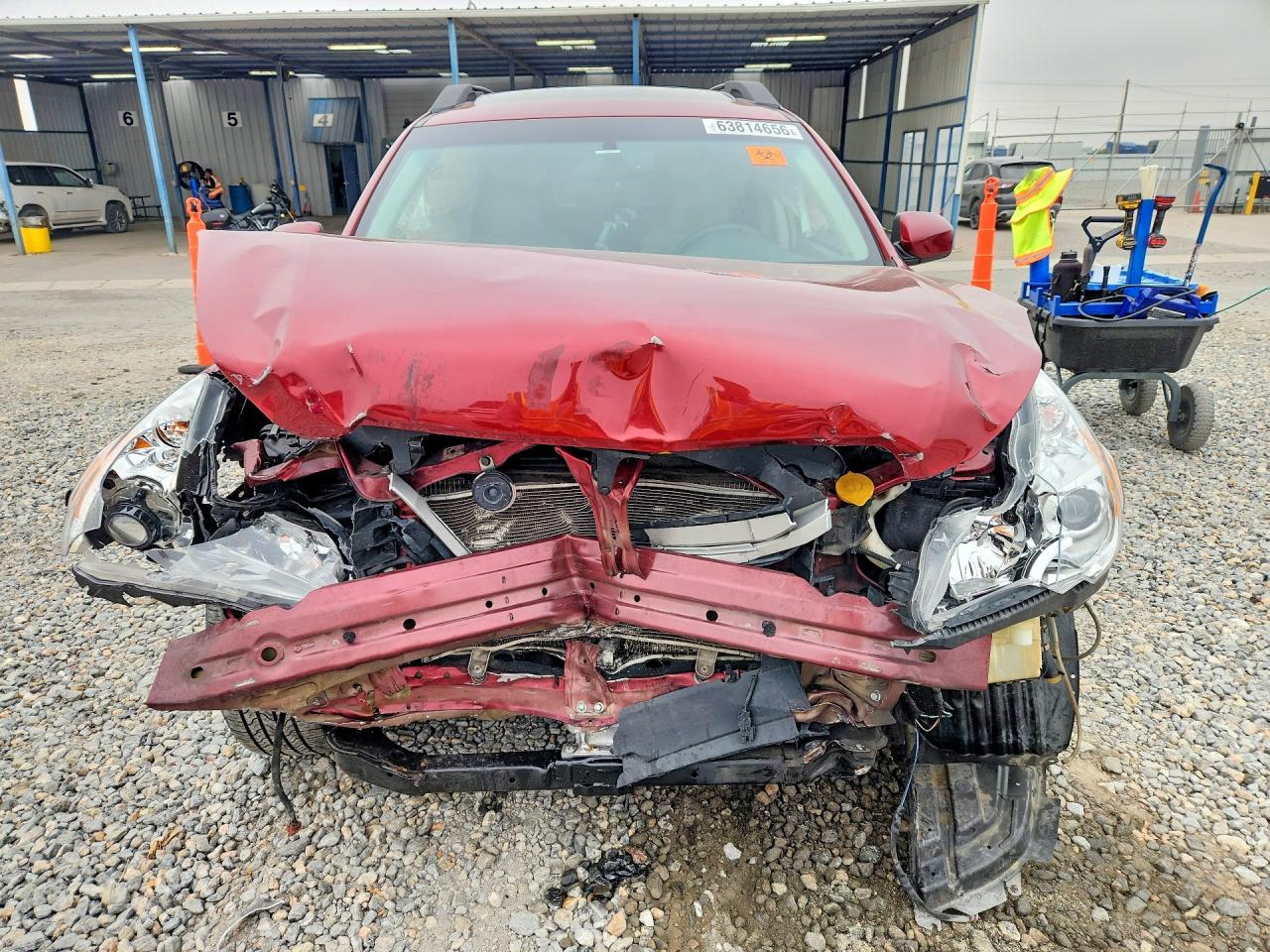 2013 Subaru Outback 2.5i Premium Red vin: 4S4BRCGC3D3271117