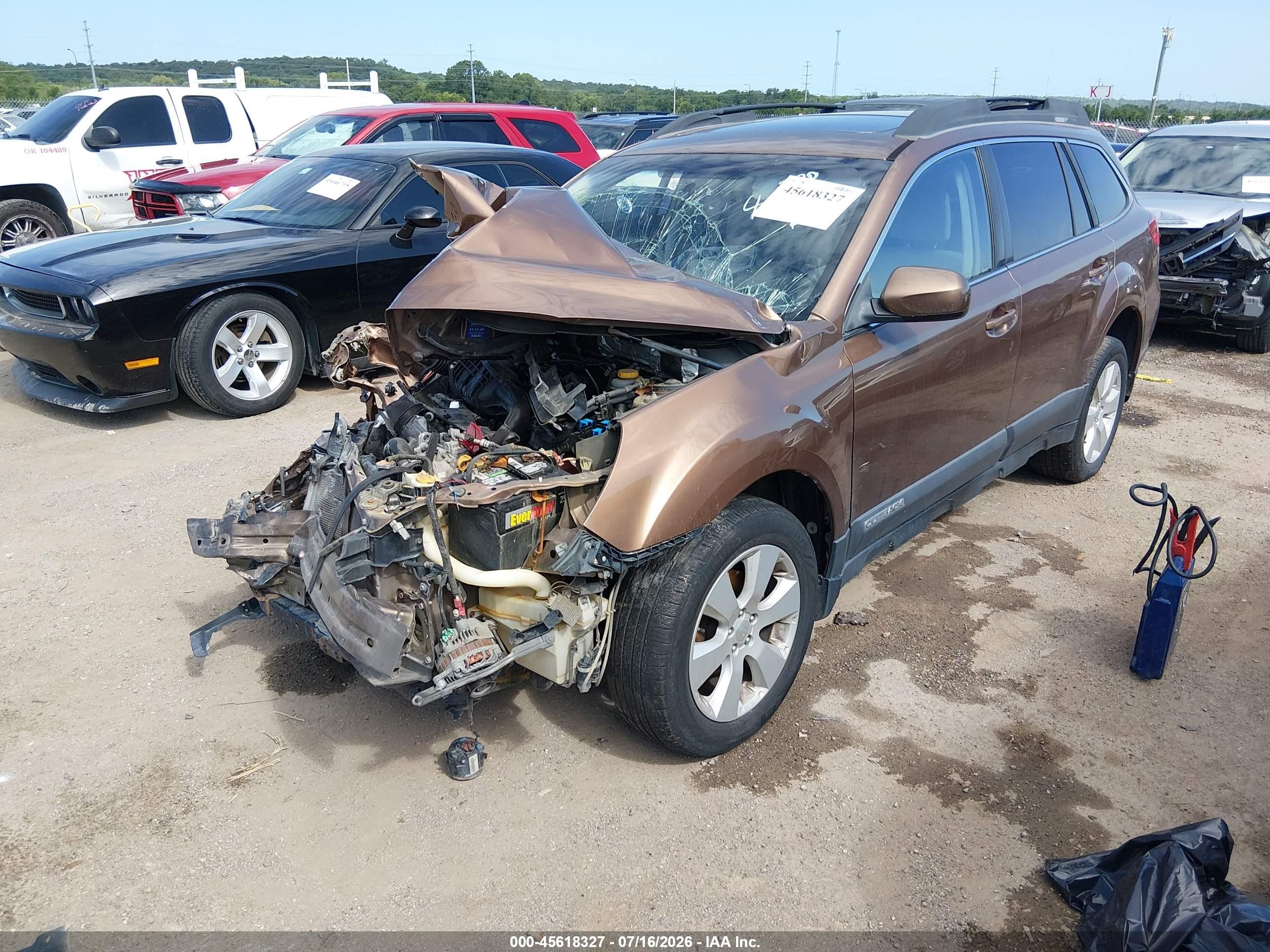 2011 Subaru Outback 2.5i Premium Brown vin: 4S4BRCGC4B3326283