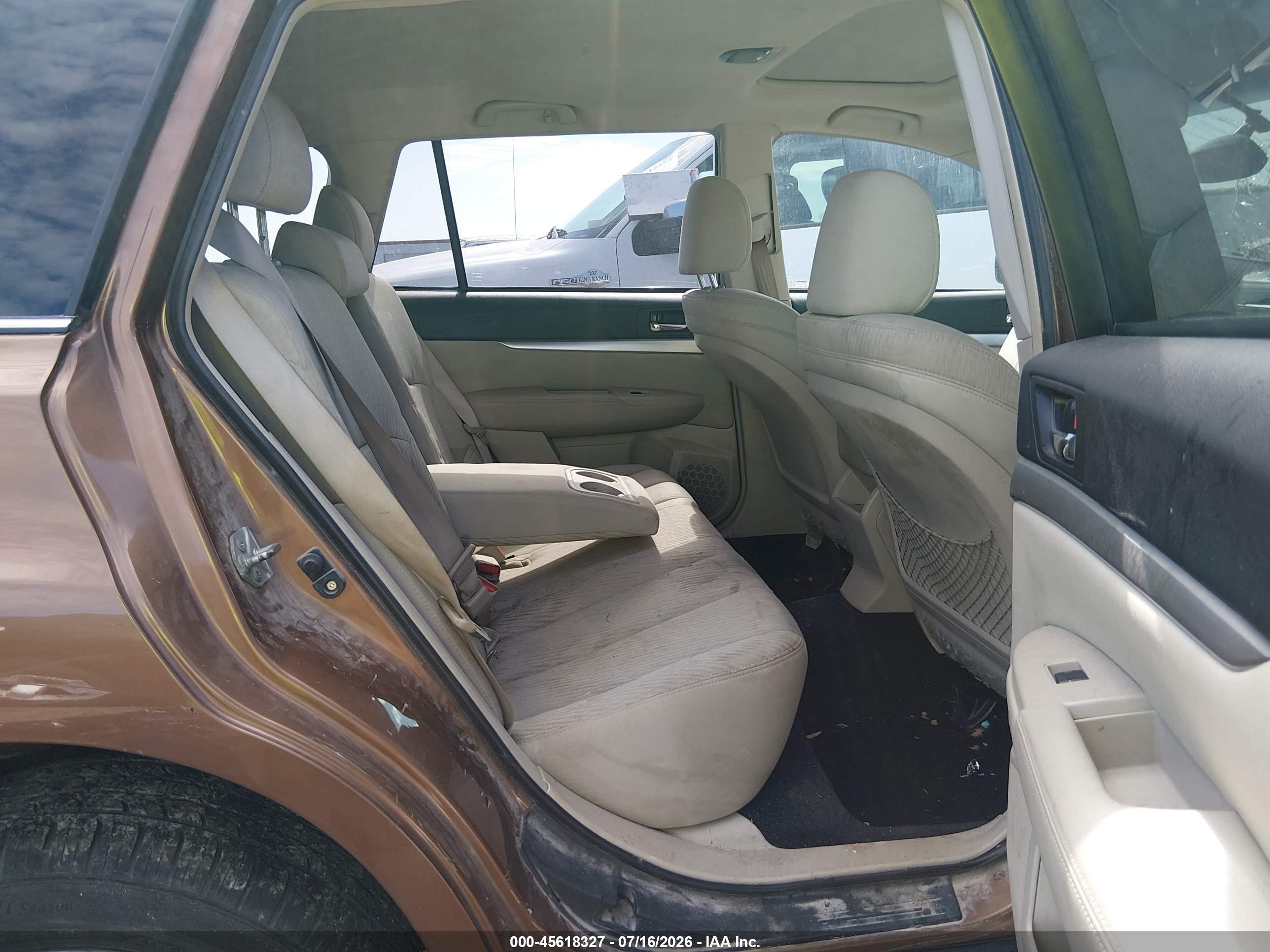 2011 Subaru Outback 2.5i Premium Brown vin: 4S4BRCGC4B3326283