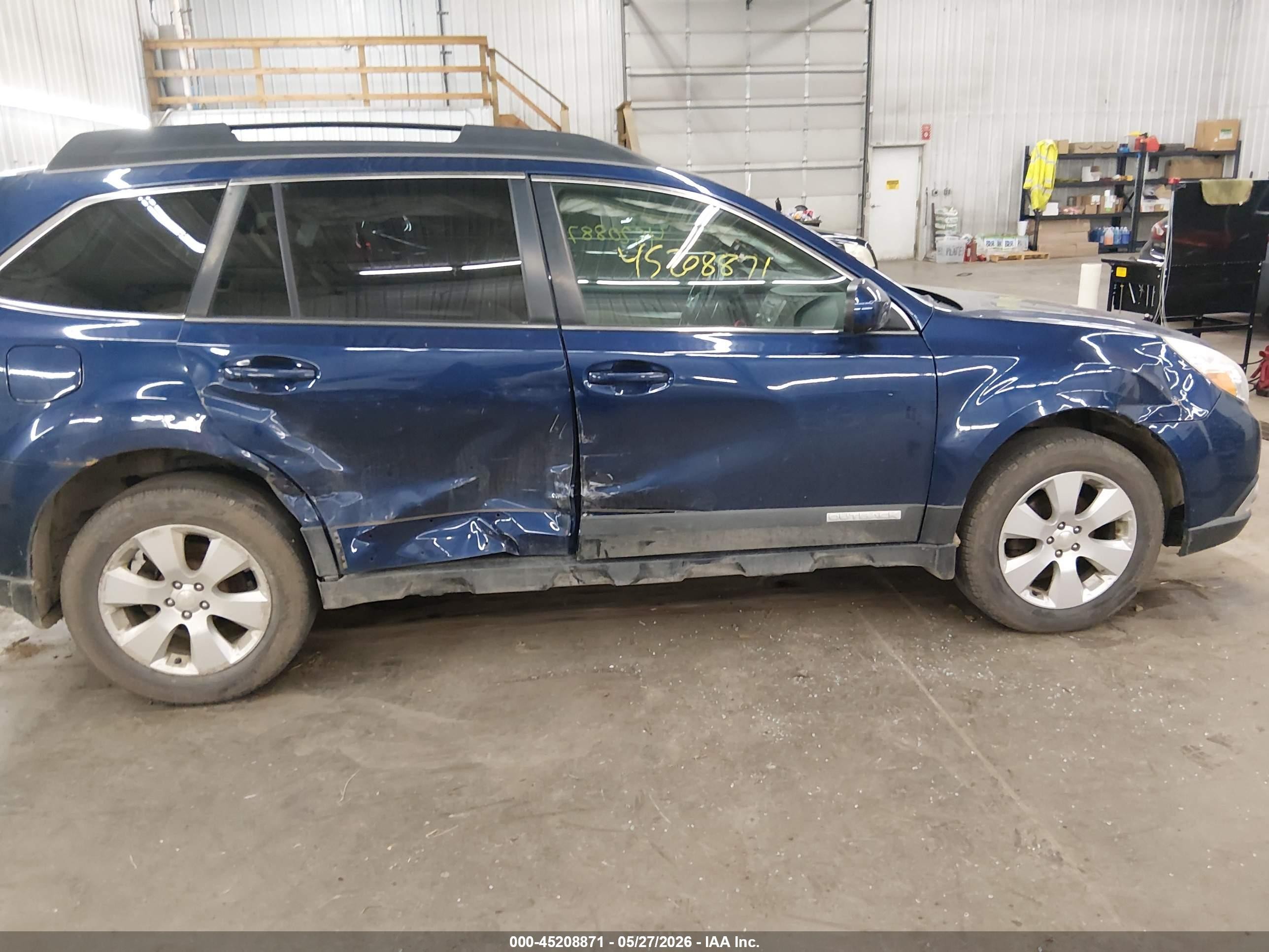 2011 Subaru Outback 2.5i Premium Dark Blue vin: 4S4BRCGC4B3422995