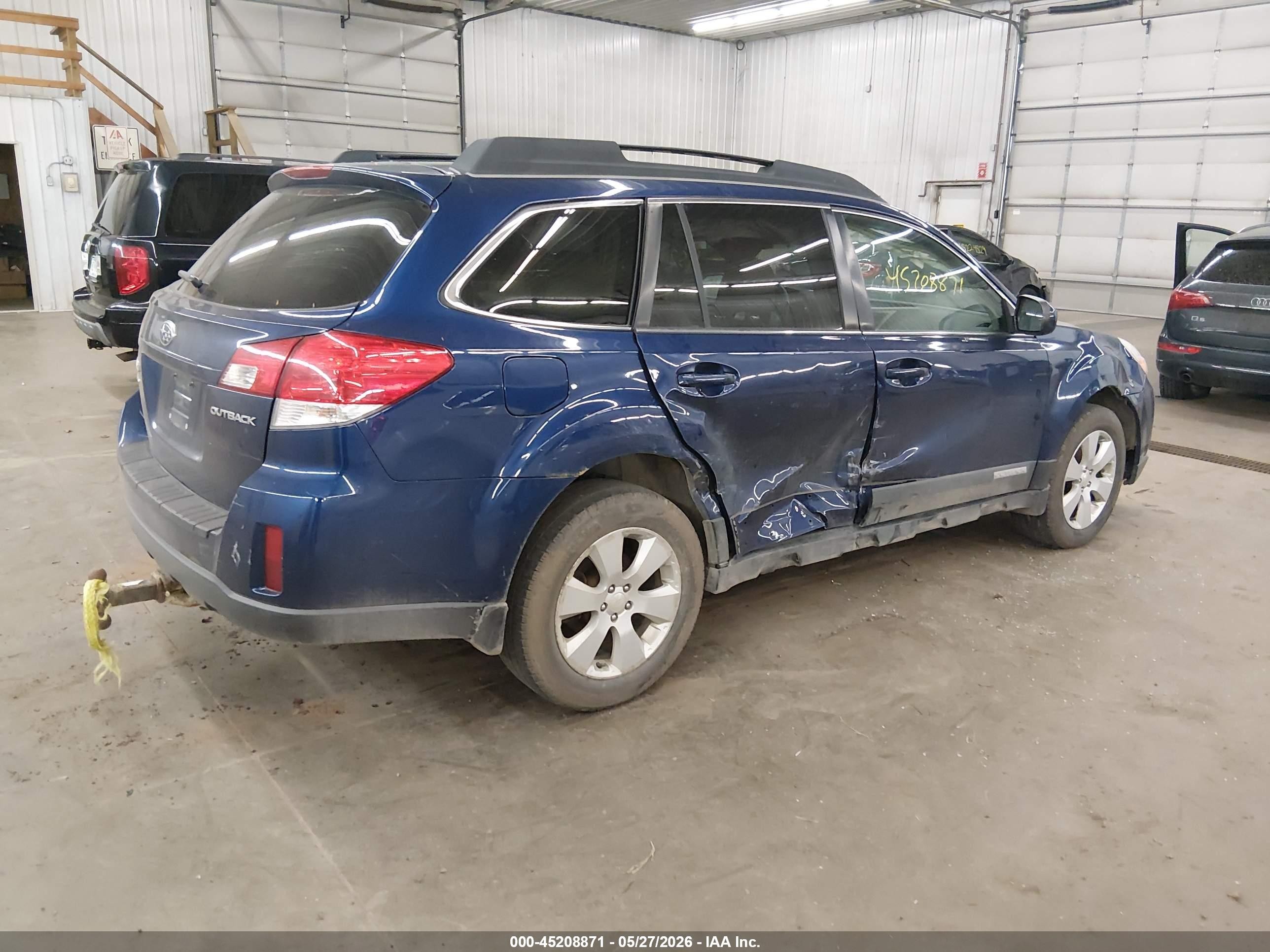2011 Subaru Outback 2.5i Premium Dark Blue vin: 4S4BRCGC4B3422995