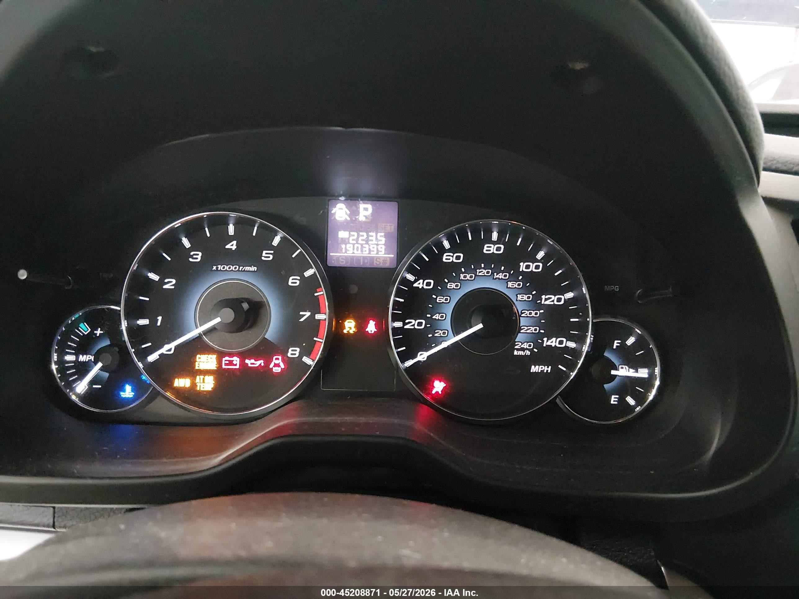 2011 Subaru Outback 2.5i Premium Dark Blue vin: 4S4BRCGC4B3422995