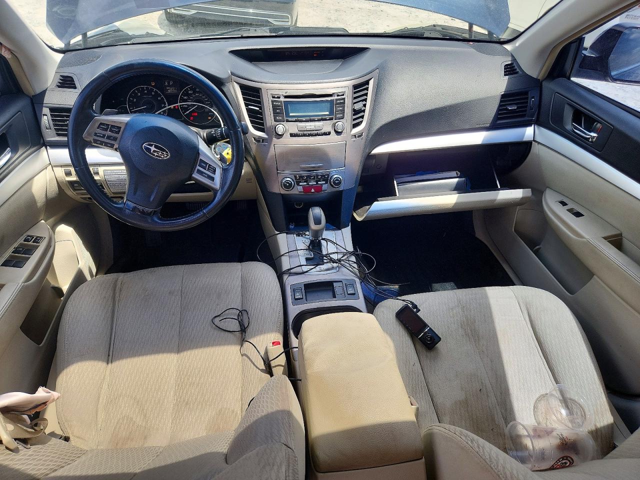 2012 Subaru Outback Черный vin: 4S4BRCGC4C3267625