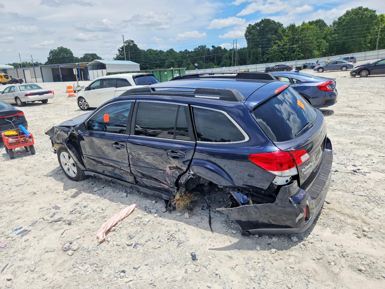 2012 Subaru Outback Черный vin: 4S4BRCGC4C3267625
