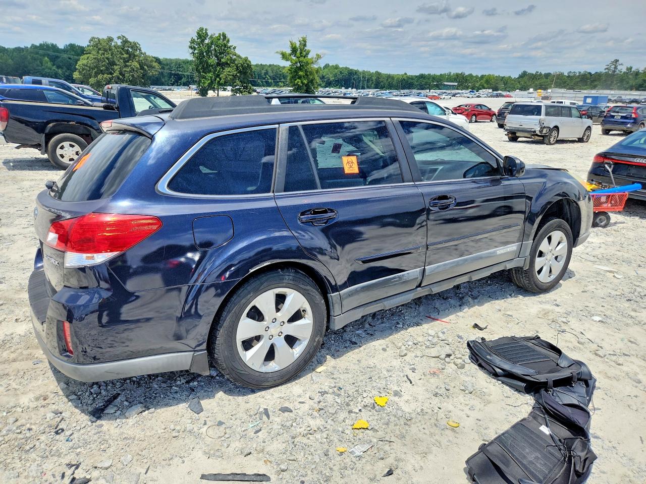 2012 Subaru Outback Черный vin: 4S4BRCGC4C3267625