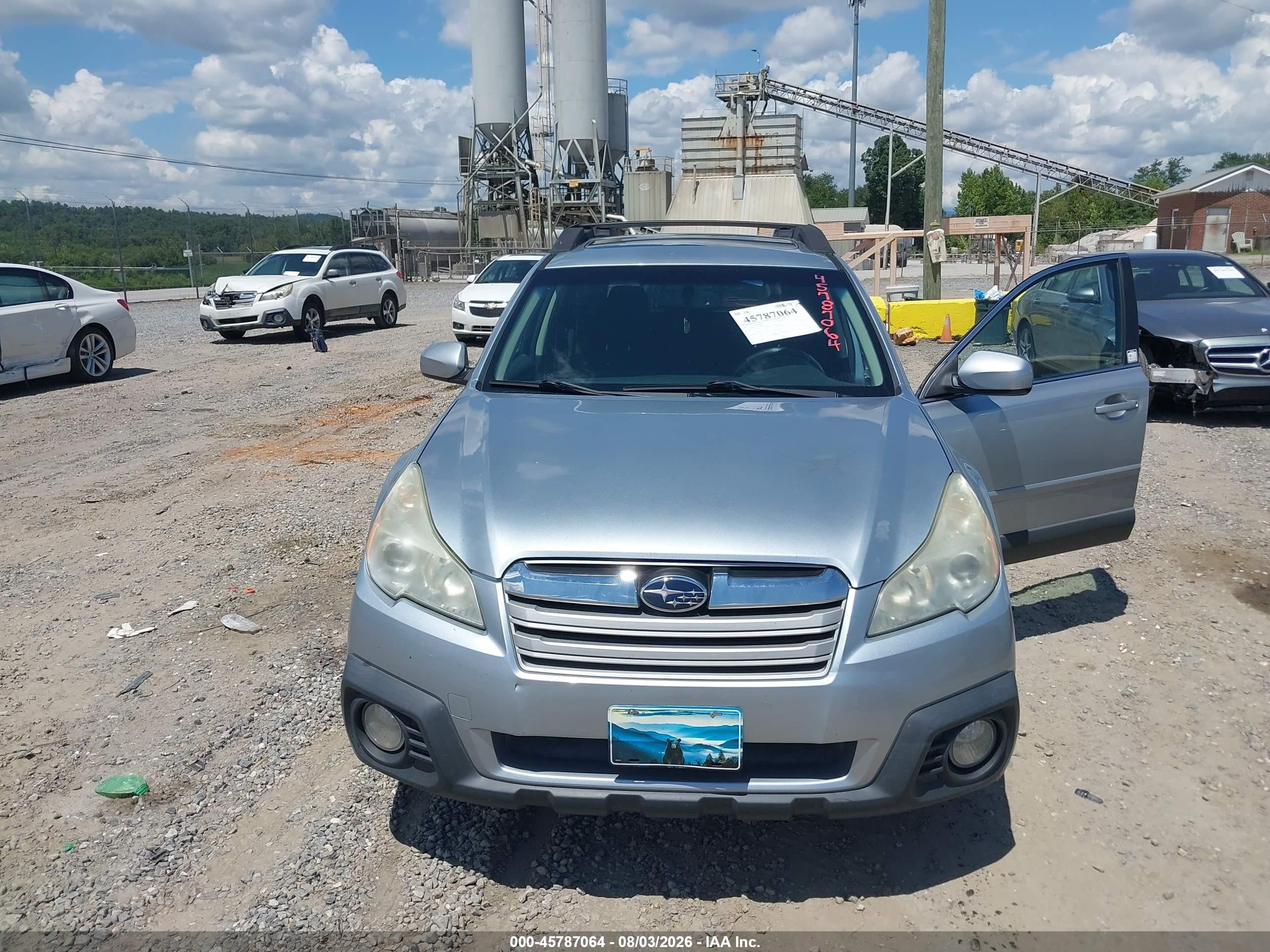 2013 Subaru Outback 2.5i Premium Blue vin: 4S4BRCGC5D3249006