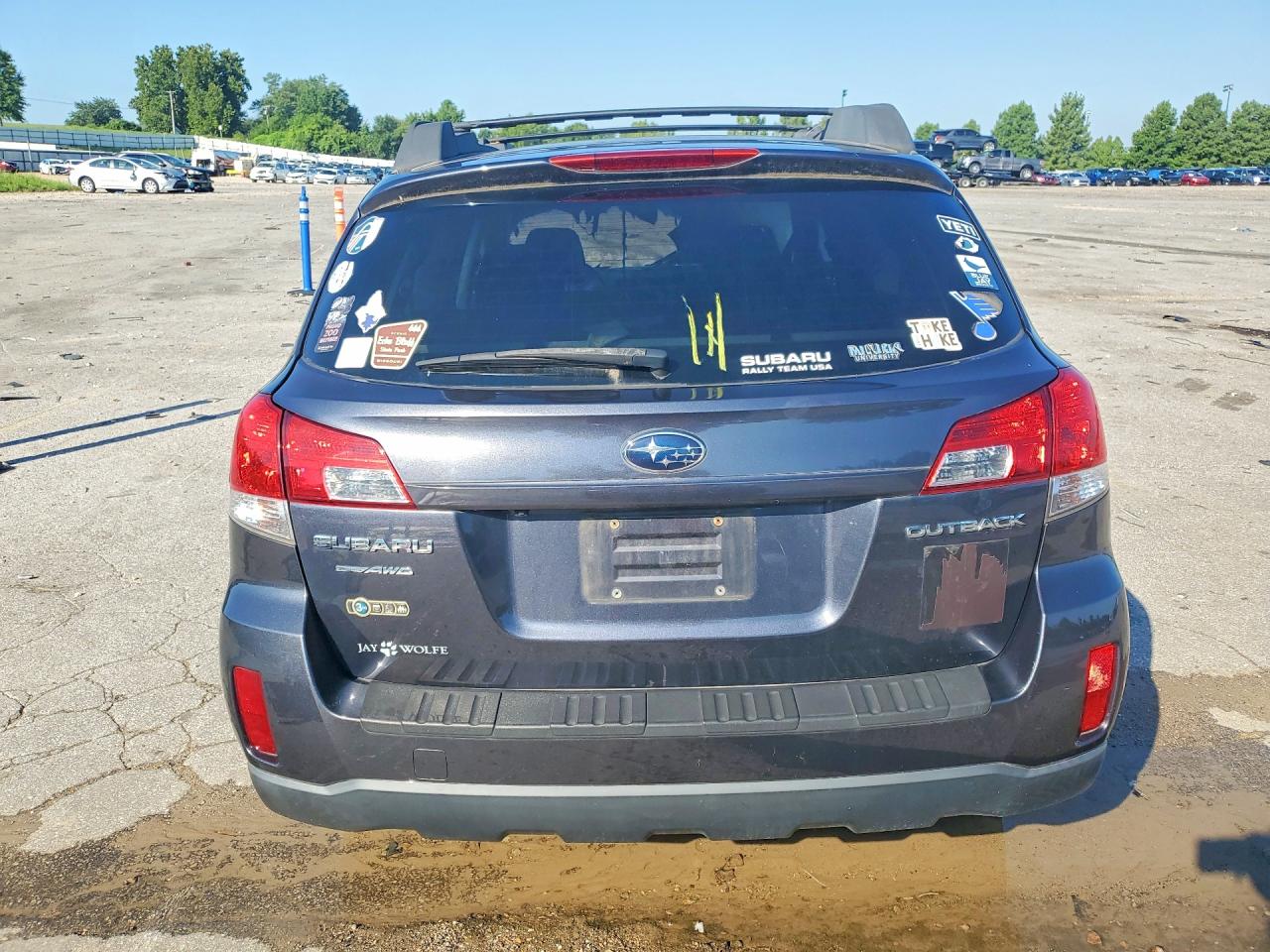 2011 Subaru Outback 2.5i Premium Gray vin: 4S4BRCGC6B3323739