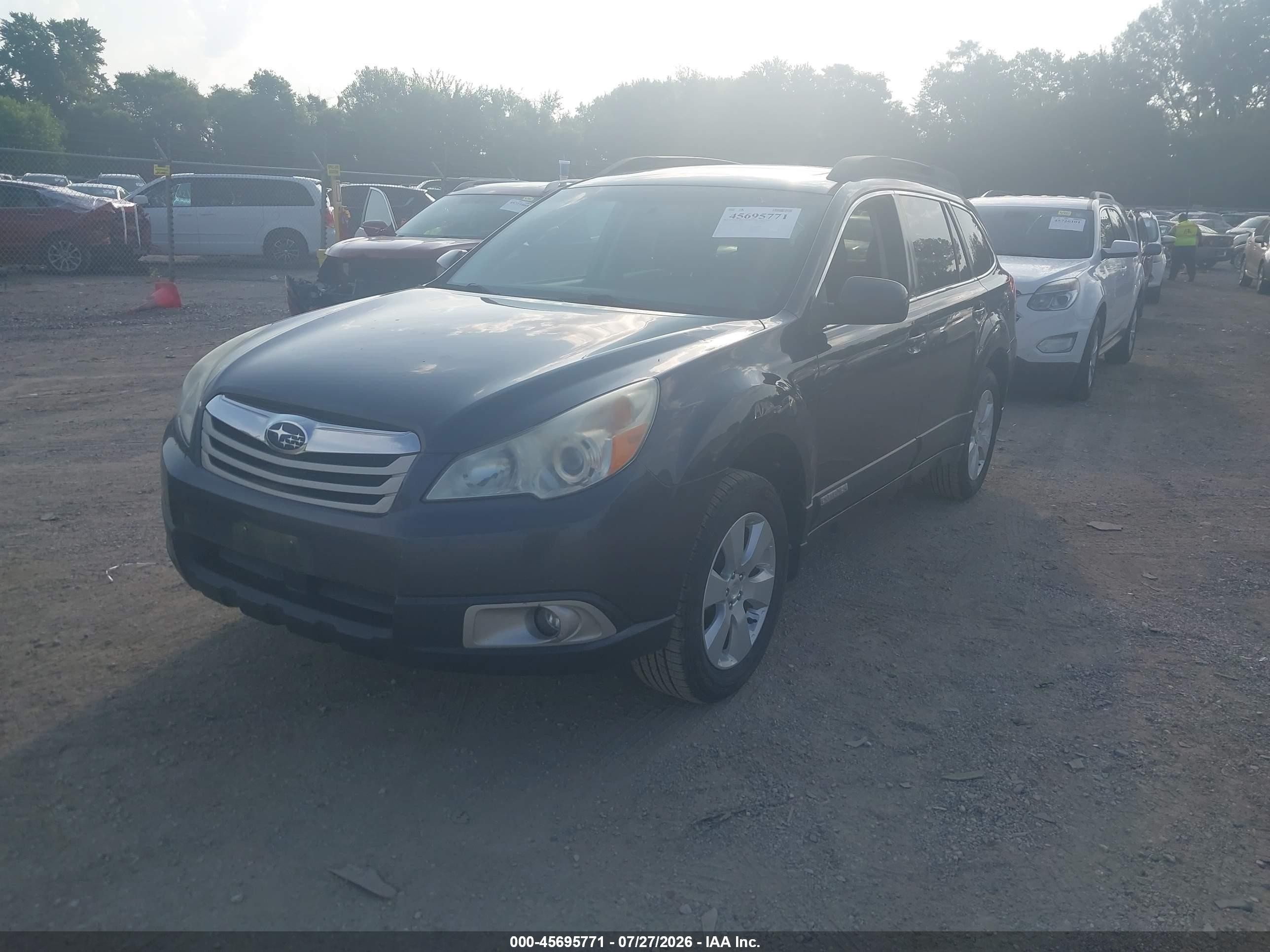 2012 Subaru Outback 2.5i Premium Gray vin: 4S4BRCGC6C3234299