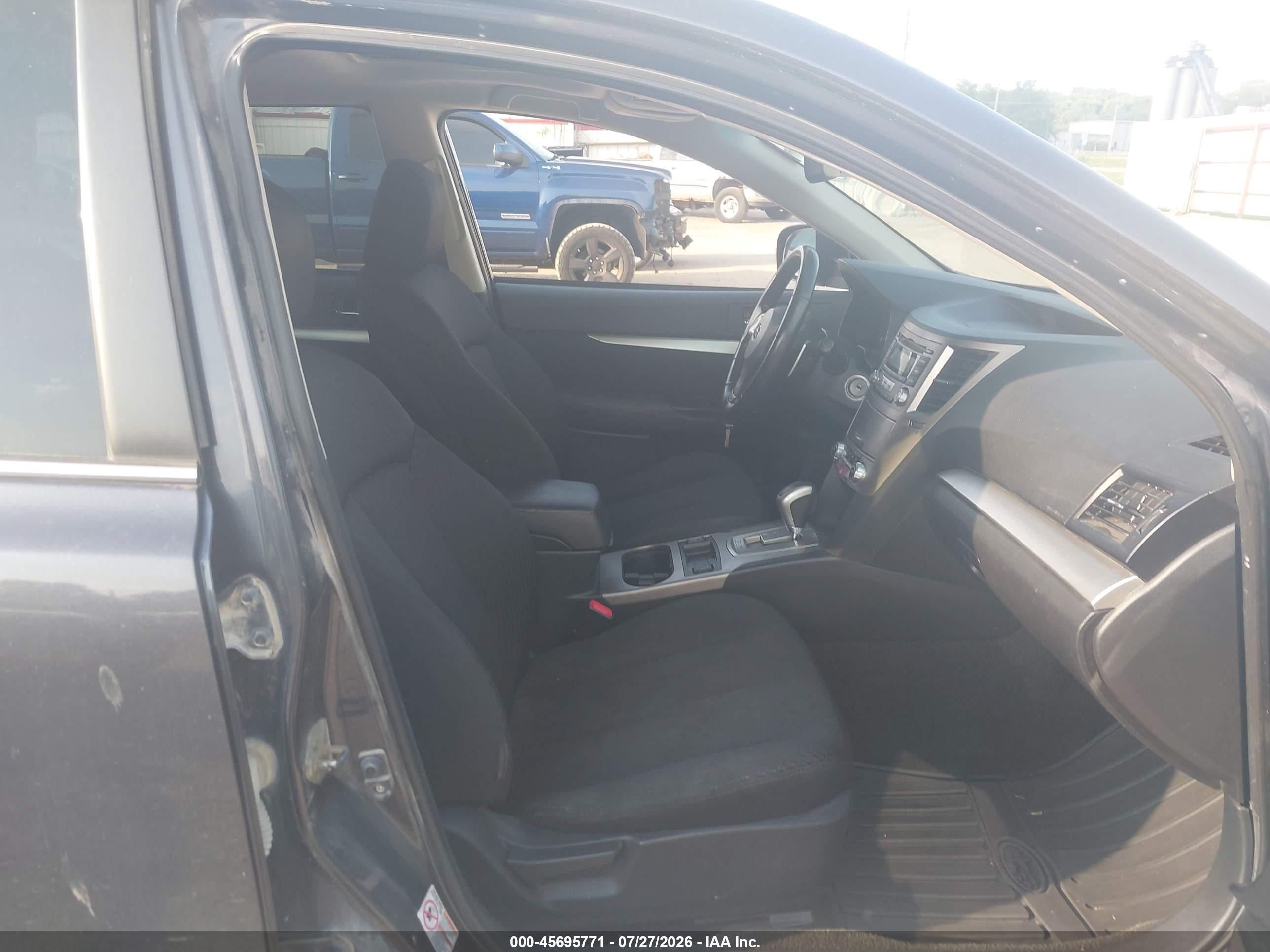 2012 Subaru Outback 2.5i Premium Gray vin: 4S4BRCGC6C3234299