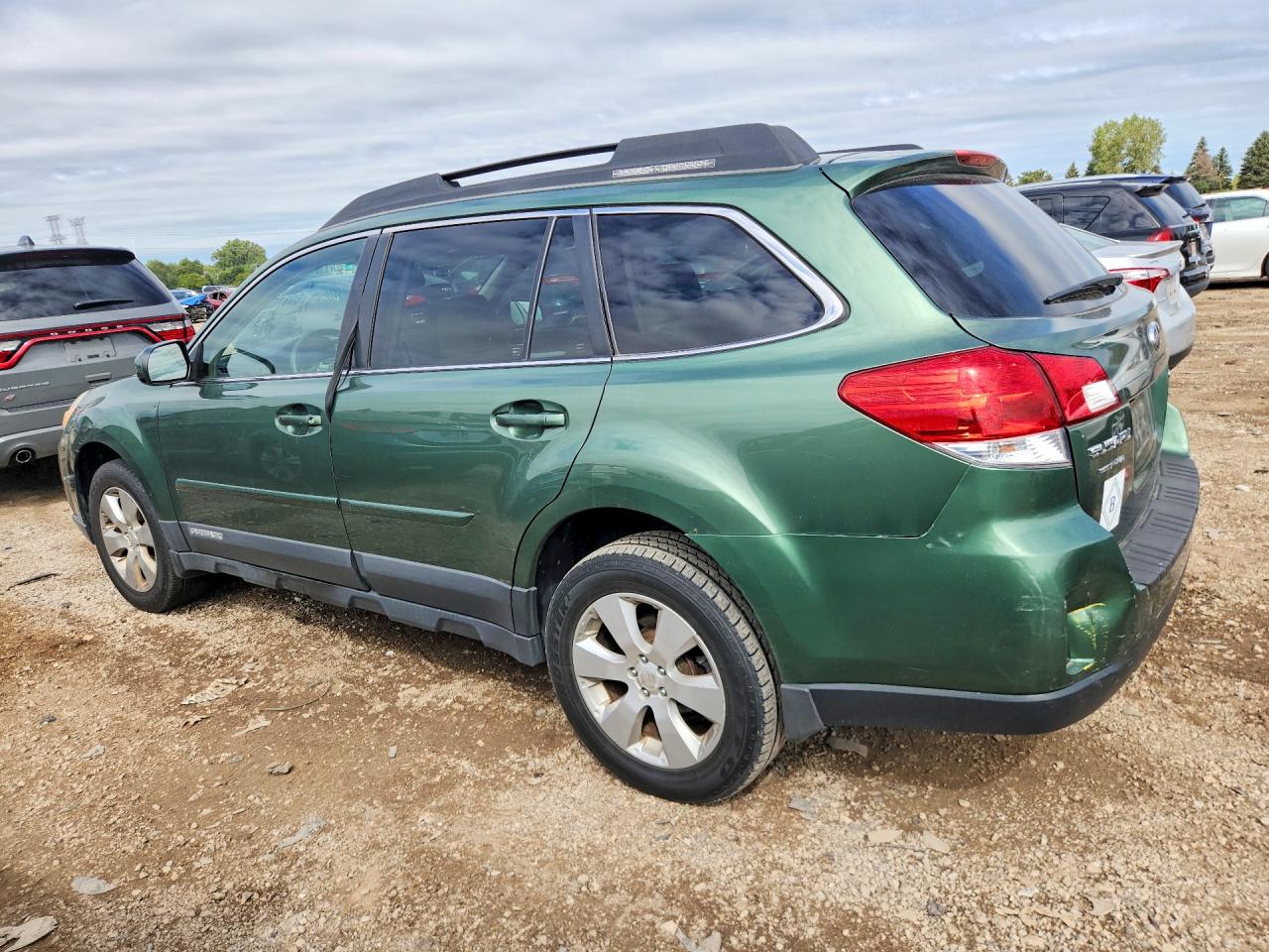 2012 Subaru Outback 2.5i Premium Green vin: 4S4BRCGC6C3295300