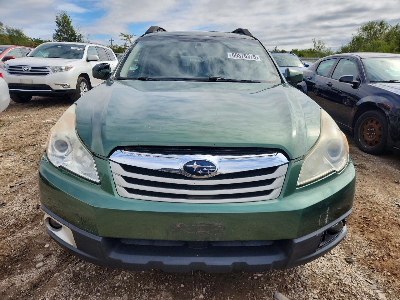 2012 Subaru Outback 2.5i Premium Green vin: 4S4BRCGC6C3295300