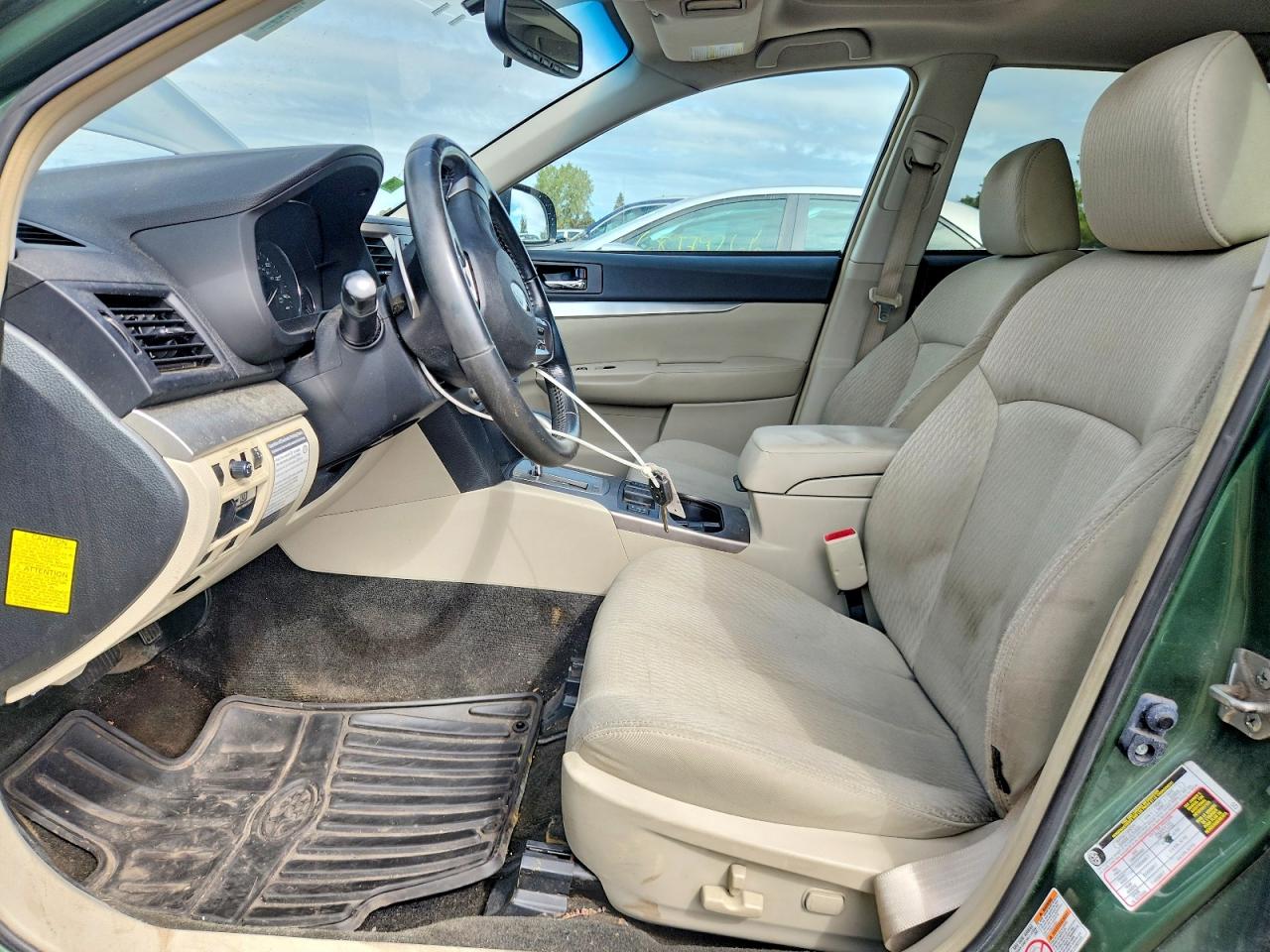 2012 Subaru Outback 2.5i Premium Green vin: 4S4BRCGC6C3295300