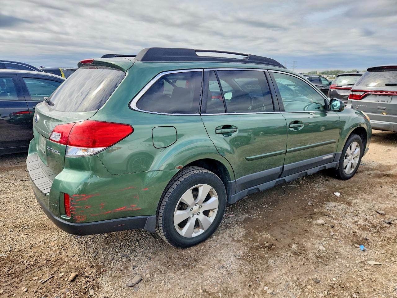 2012 Subaru Outback 2.5i Premium Green vin: 4S4BRCGC6C3295300