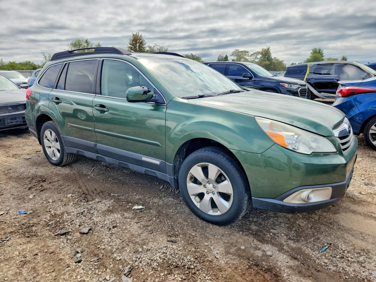 2012 Subaru Outback 2.5i Premium Green vin: 4S4BRCGC6C3295300