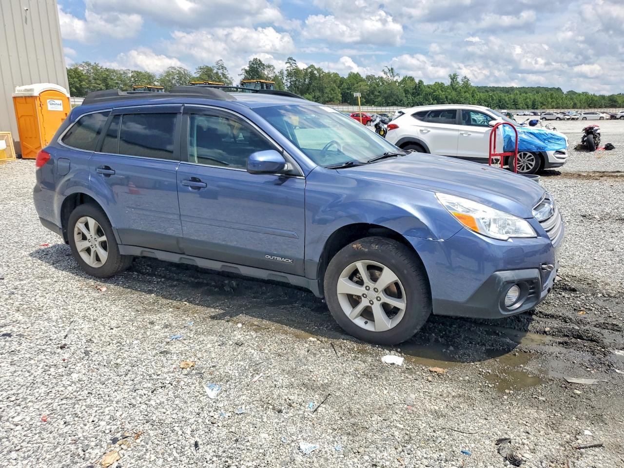 2013 Subaru Outback 2.5i Premium Blue vin: 4S4BRCGC6D3201577