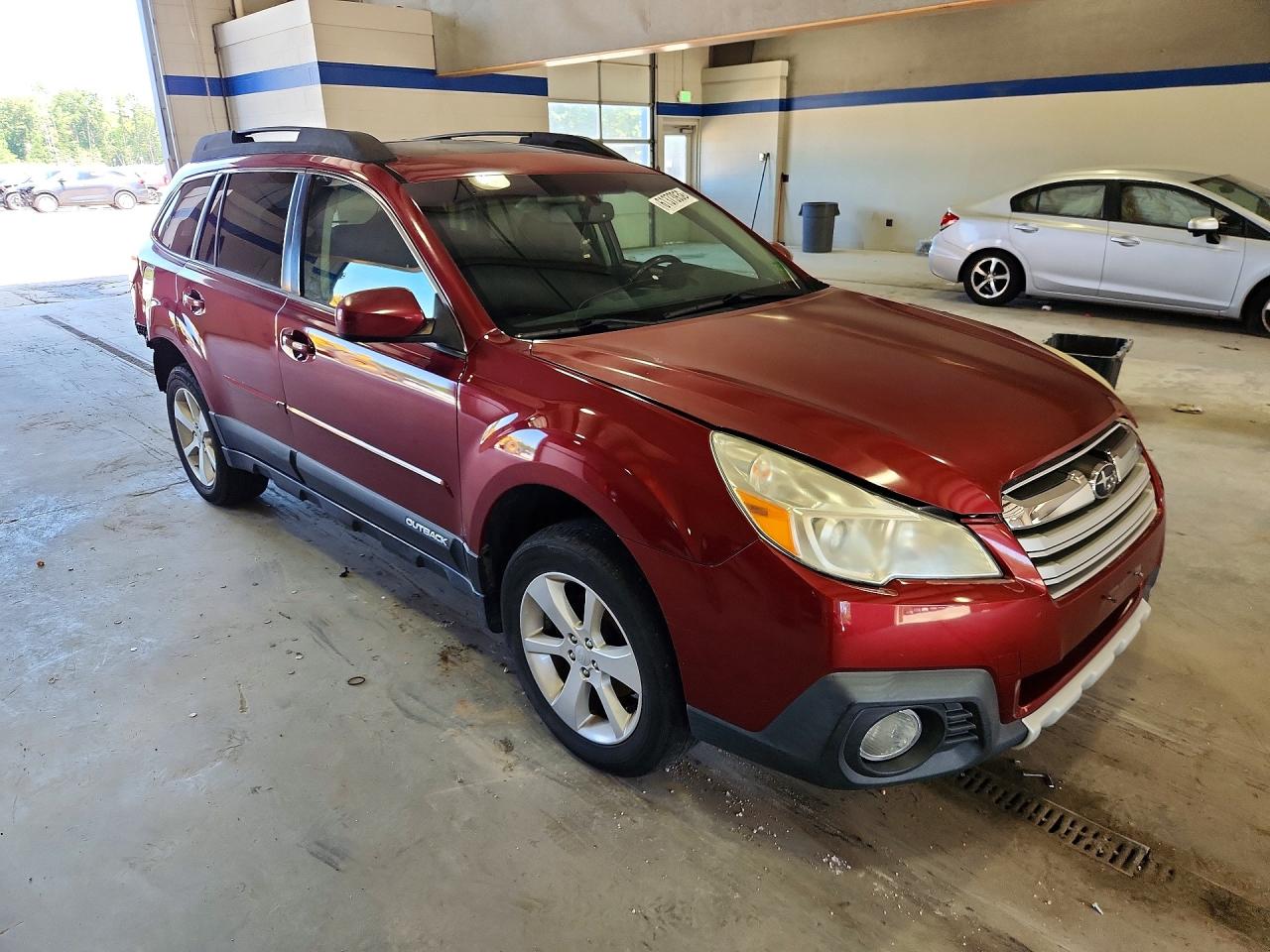 2013 Subaru Outback 2.5i Premium Burgundy vin: 4S4BRCGC6D3250858