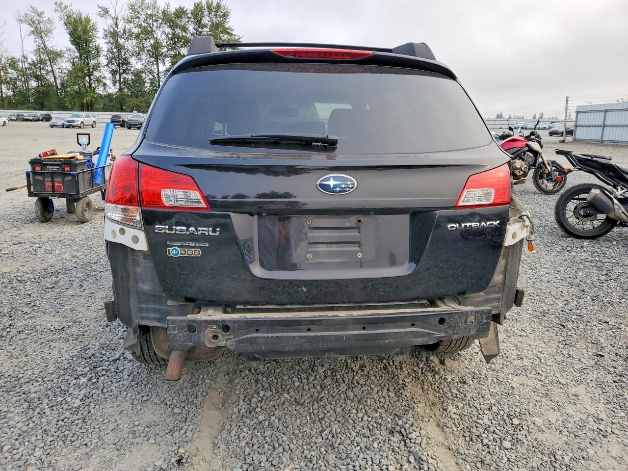 2012 Subaru Outback 2.5i Premium Black vin: 4S4BRCGC7C3219679