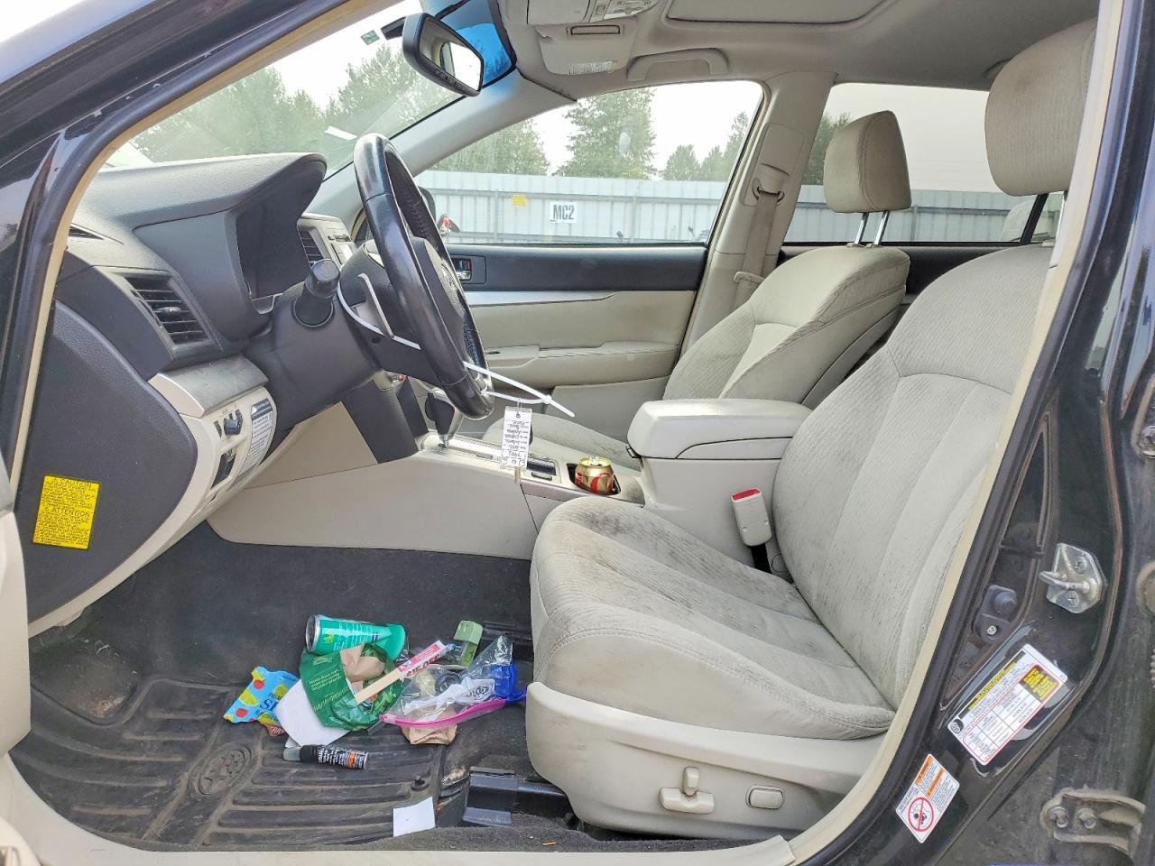 2012 Subaru Outback 2.5i Premium Black vin: 4S4BRCGC7C3219679