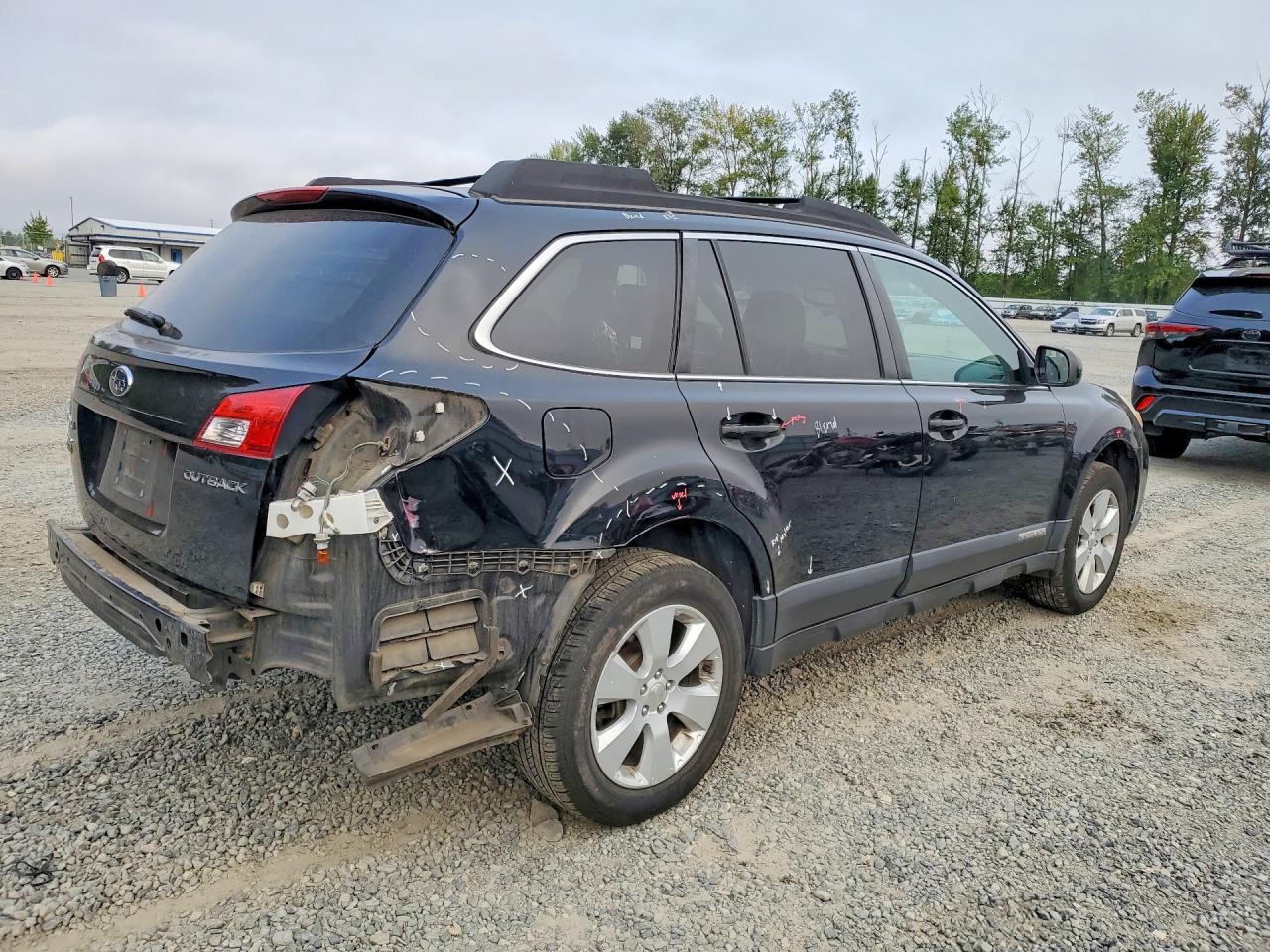 2012 Subaru Outback 2.5i Premium Black vin: 4S4BRCGC7C3219679