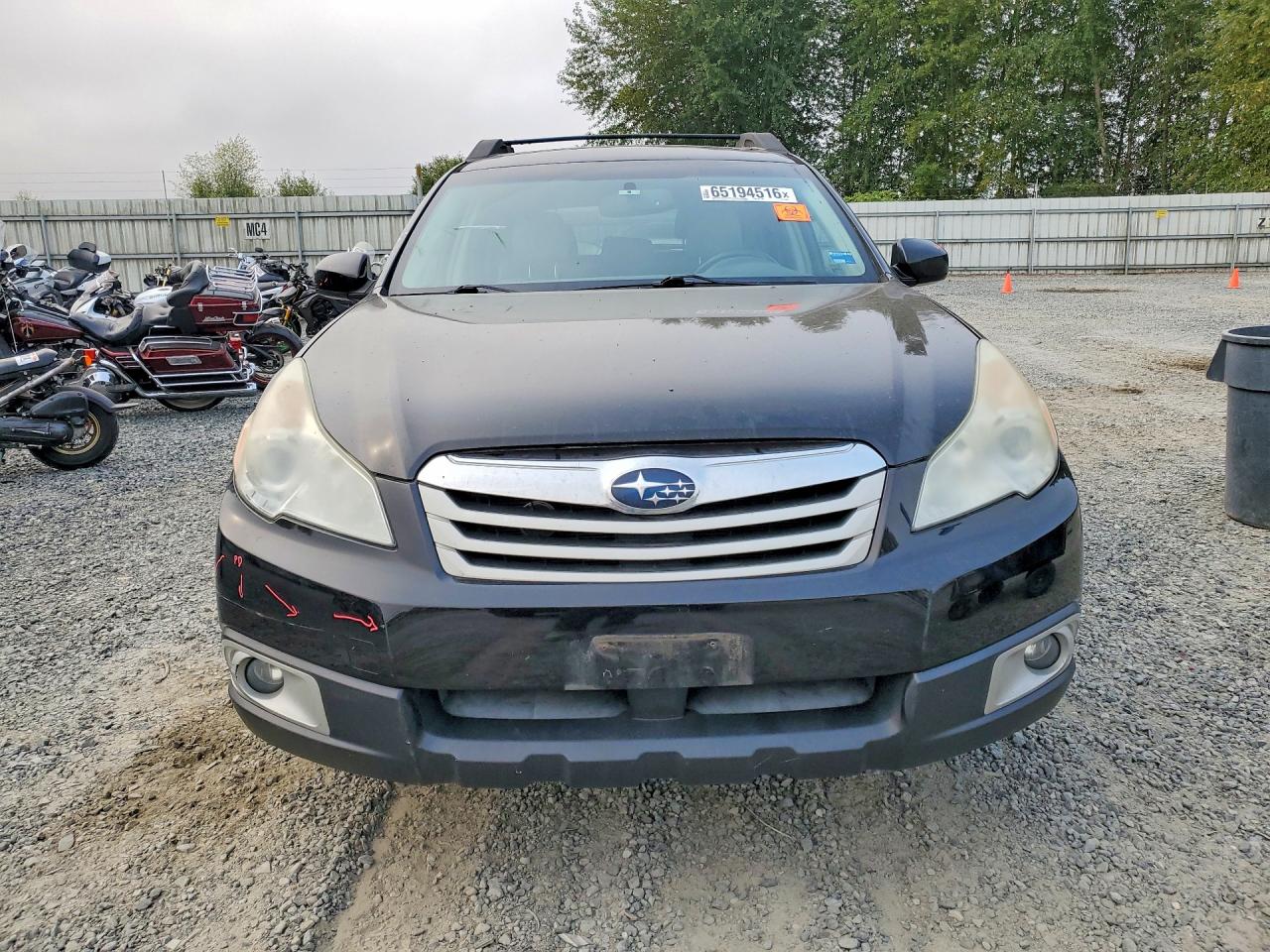 2012 Subaru Outback 2.5i Premium Black vin: 4S4BRCGC7C3219679