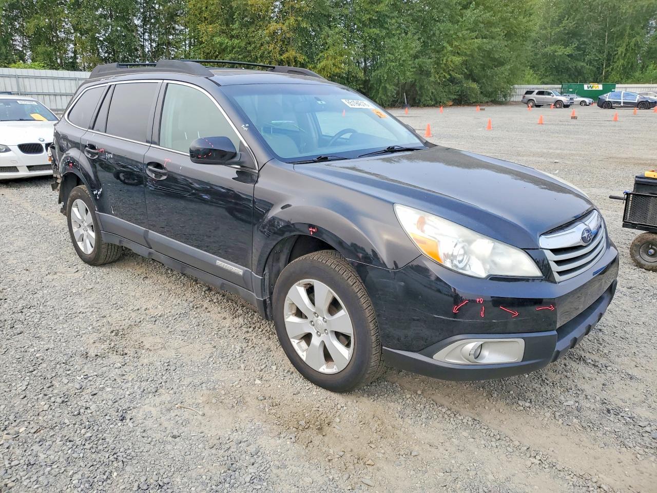 2012 Subaru Outback 2.5i Premium Black vin: 4S4BRCGC7C3219679