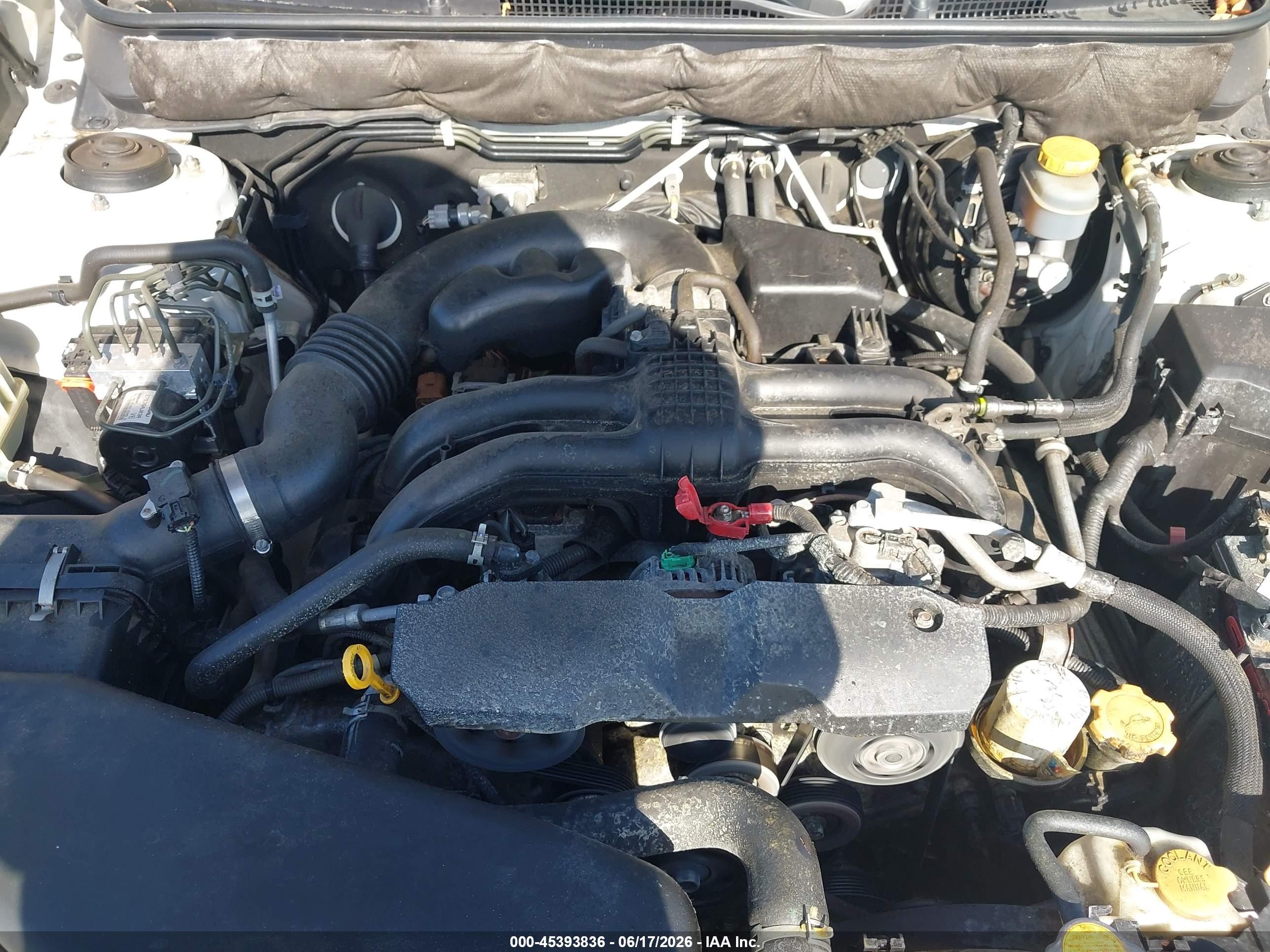2013 Subaru Outback 2.5i Premium Белый vin: 4S4BRCGC7D3203323
