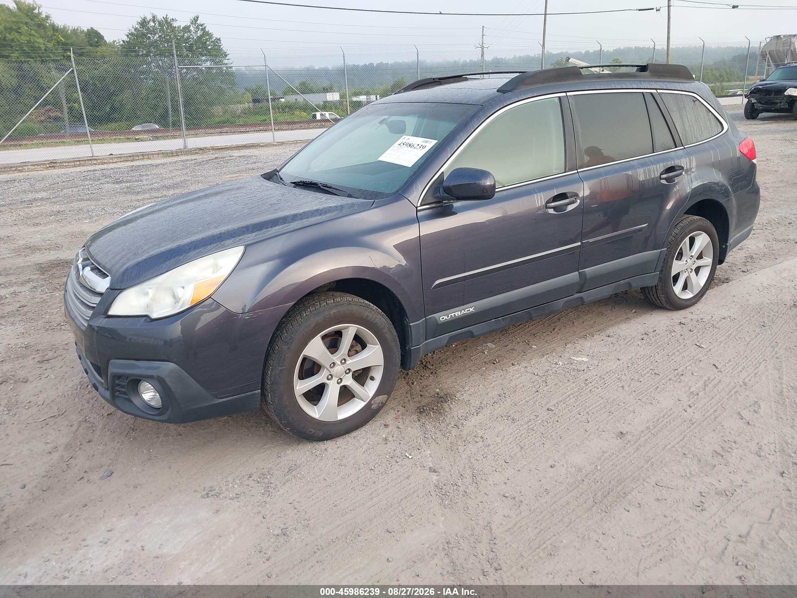 2013 Subaru Outback 2.5i Premium Gray vin: 4S4BRCGC8D3264499