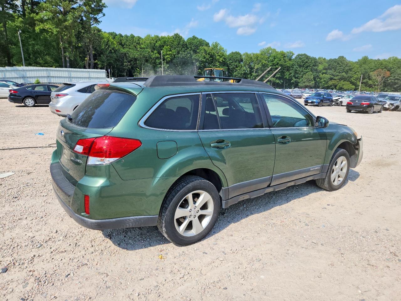 2013 Subaru Outback 2.5i Premium Green vin: 4S4BRCGC8D3317170