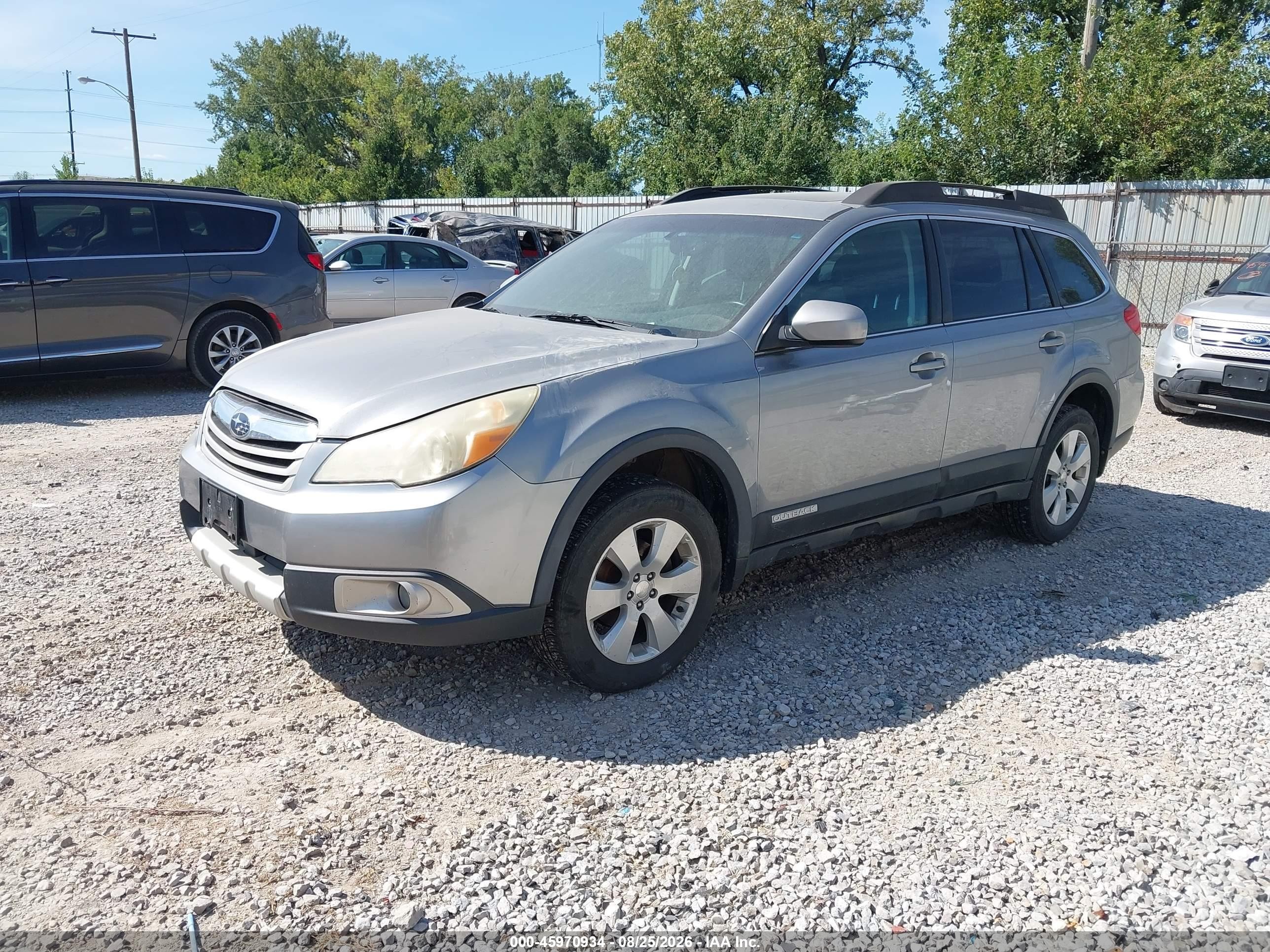 2011 Subaru Outback 2.5i Premium Gray vin: 4S4BRCGC9B3328773