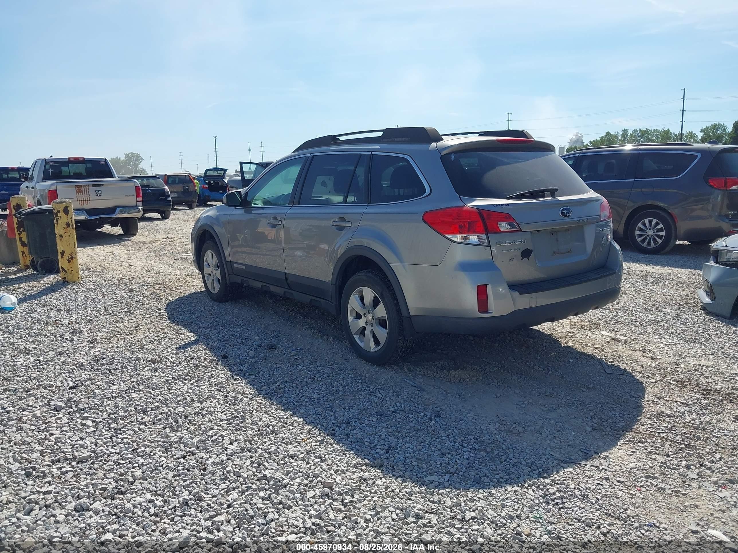 2011 Subaru Outback 2.5i Premium Gray vin: 4S4BRCGC9B3328773