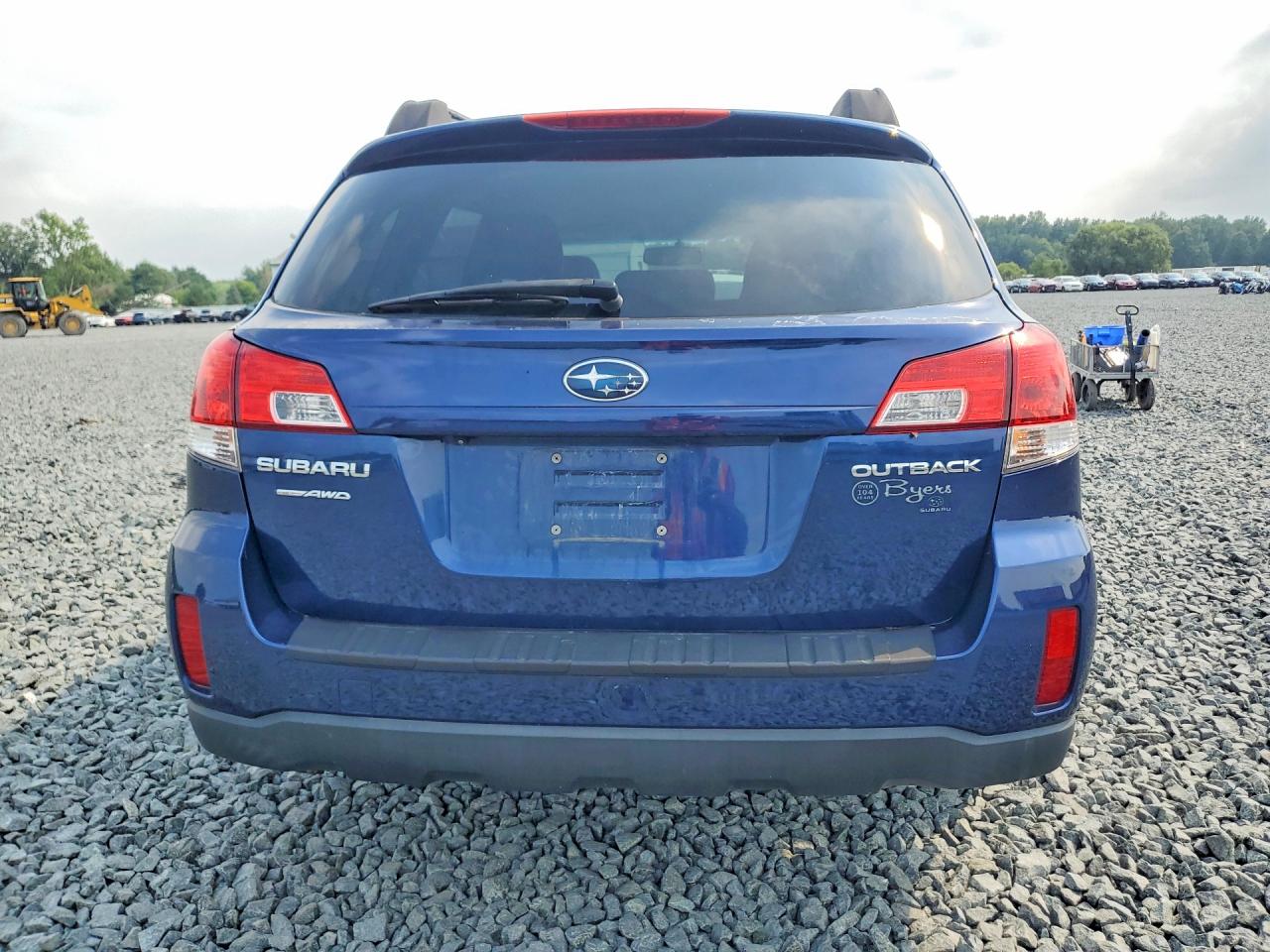 2011 Subaru Outback 2.5i Premium Blue vin: 4S4BRCGC9B3331608