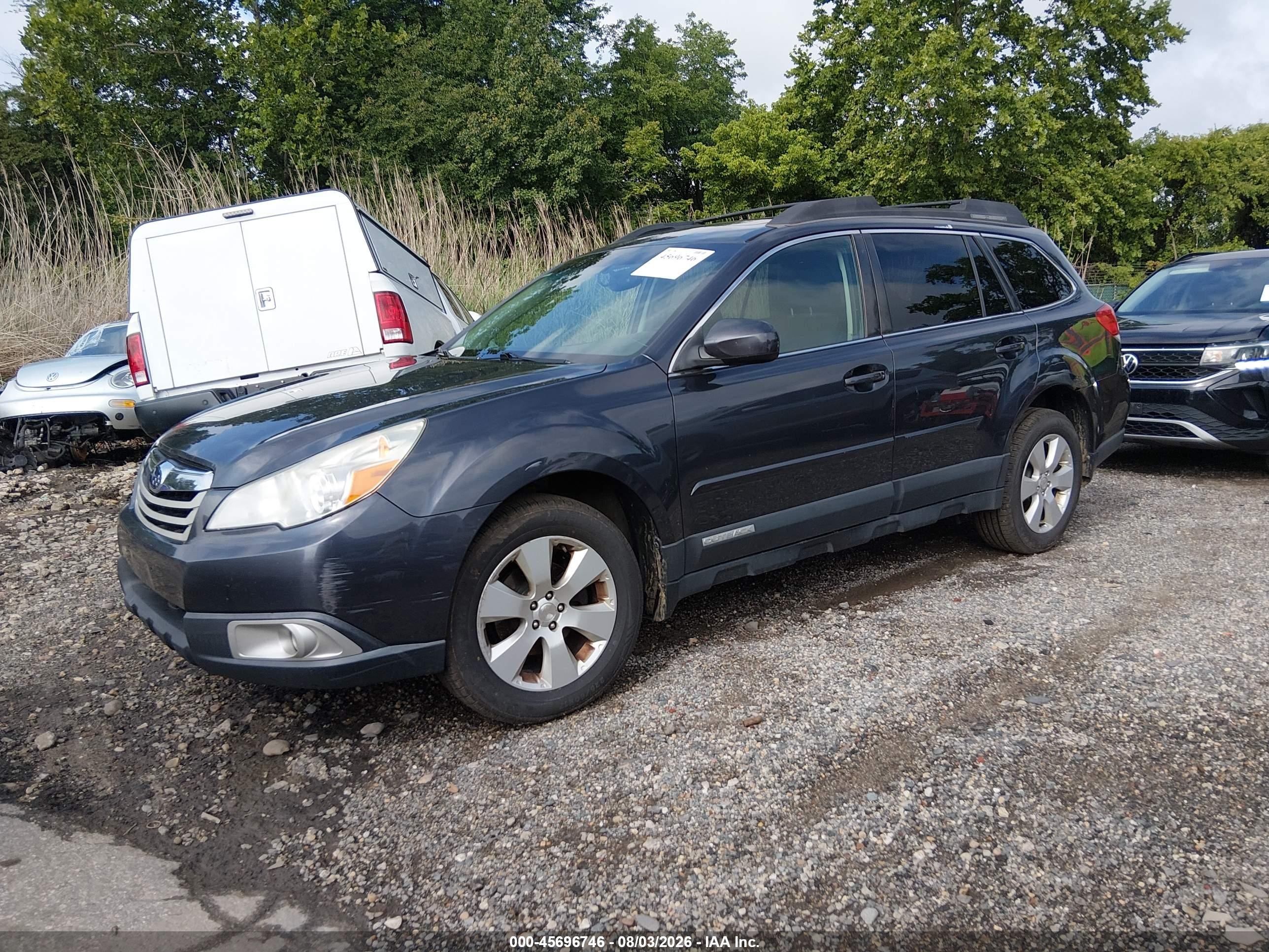 2012 Subaru Outback 2.5i Premium Black vin: 4S4BRCGC9C3213138