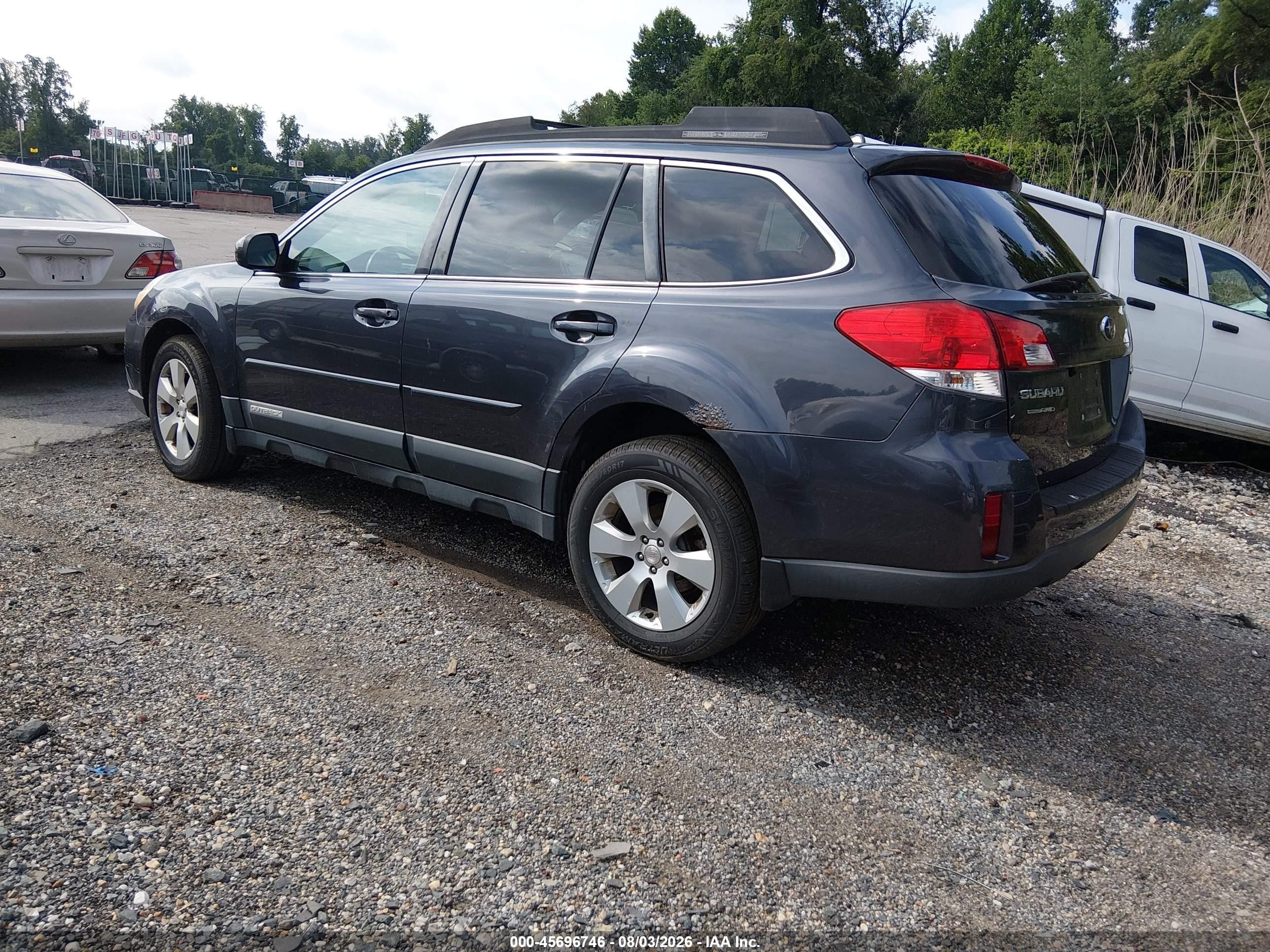 2012 Subaru Outback 2.5i Premium Black vin: 4S4BRCGC9C3213138