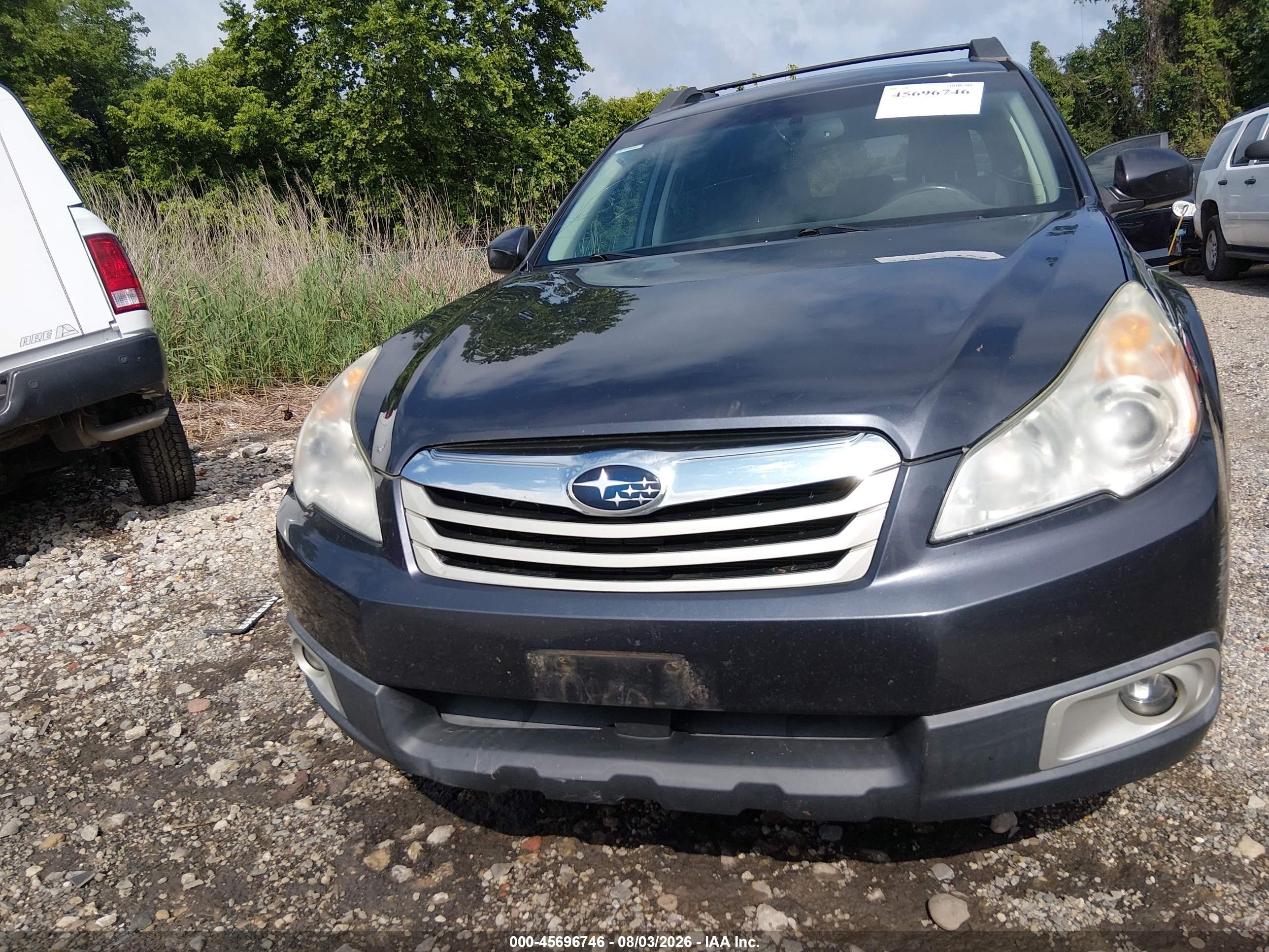 2012 Subaru Outback 2.5i Premium Black vin: 4S4BRCGC9C3213138