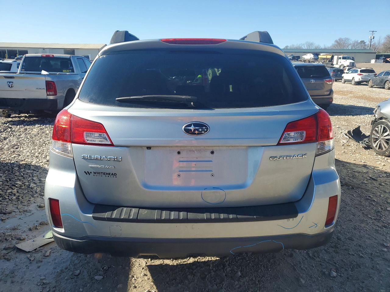 2012 Subaru Outback 2.5i Premium Синий vin: 4S4BRCGC9C3276224