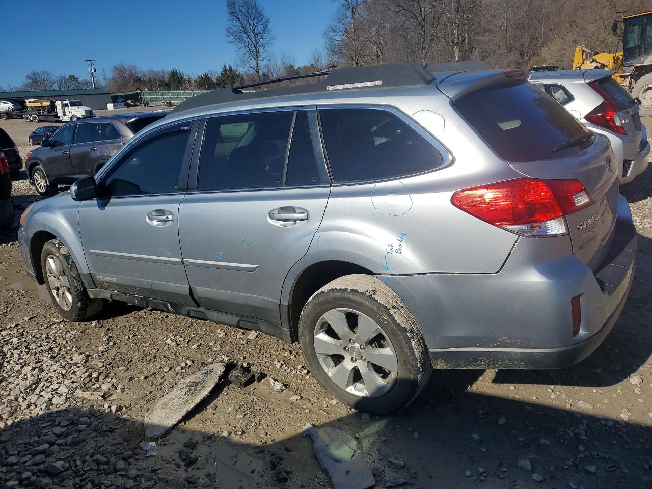 2012 Subaru Outback 2.5i Premium Синий vin: 4S4BRCGC9C3276224
