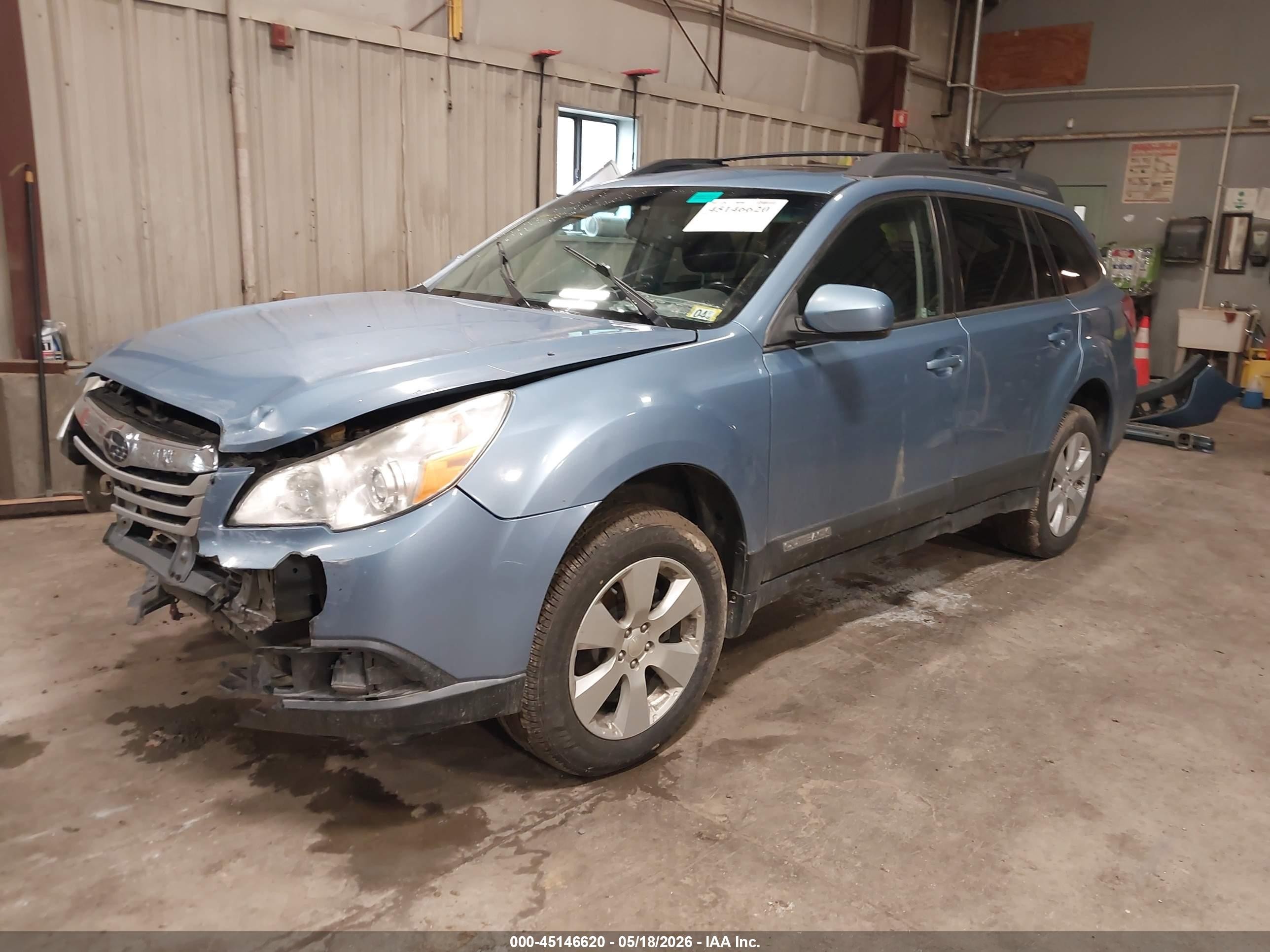 2012 Subaru Outback 2.5i Premium Light Blue vin: 4S4BRCGC9C3297624