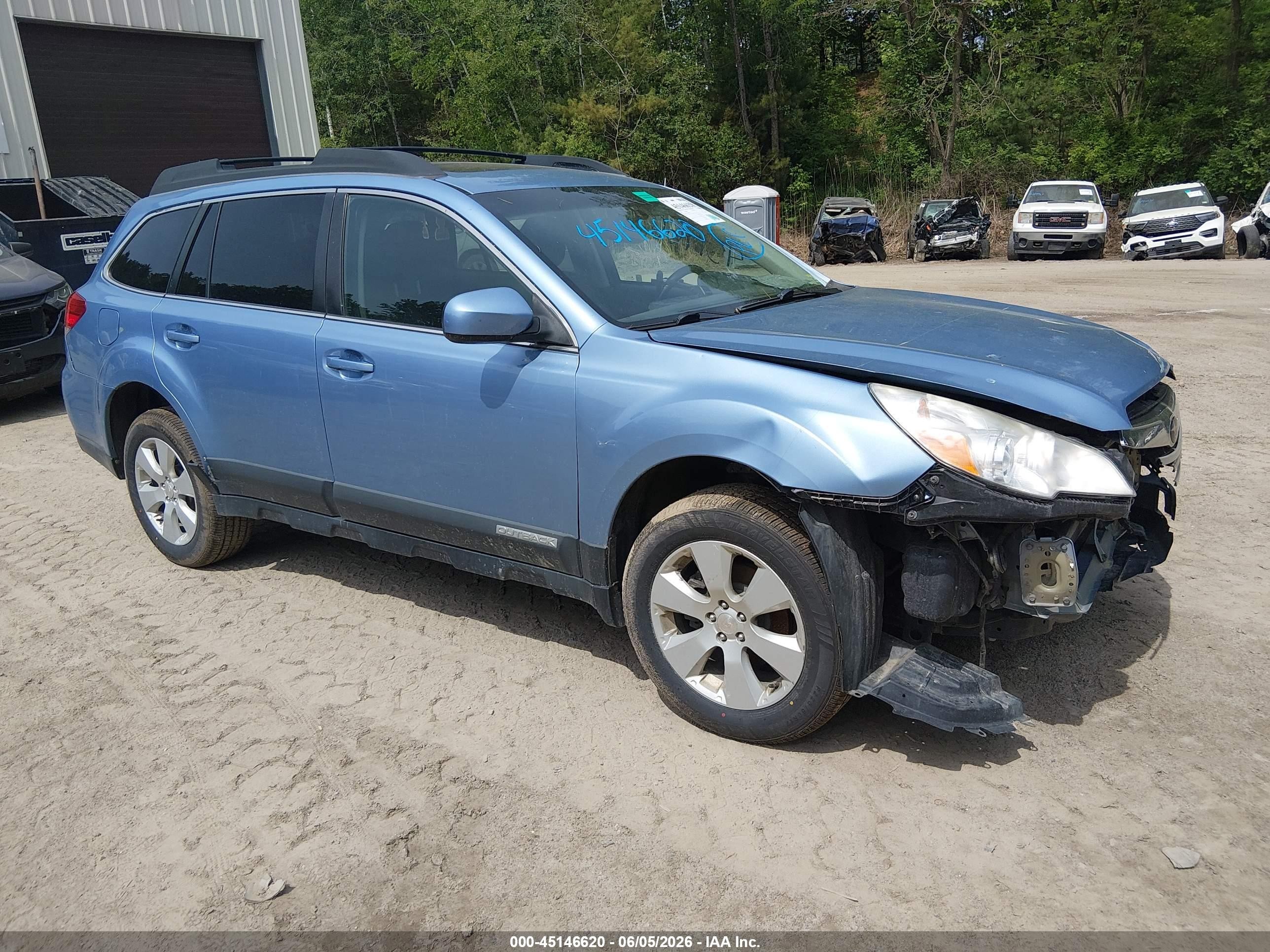 2012 Subaru Outback 2.5i Premium Light Blue vin: 4S4BRCGC9C3297624