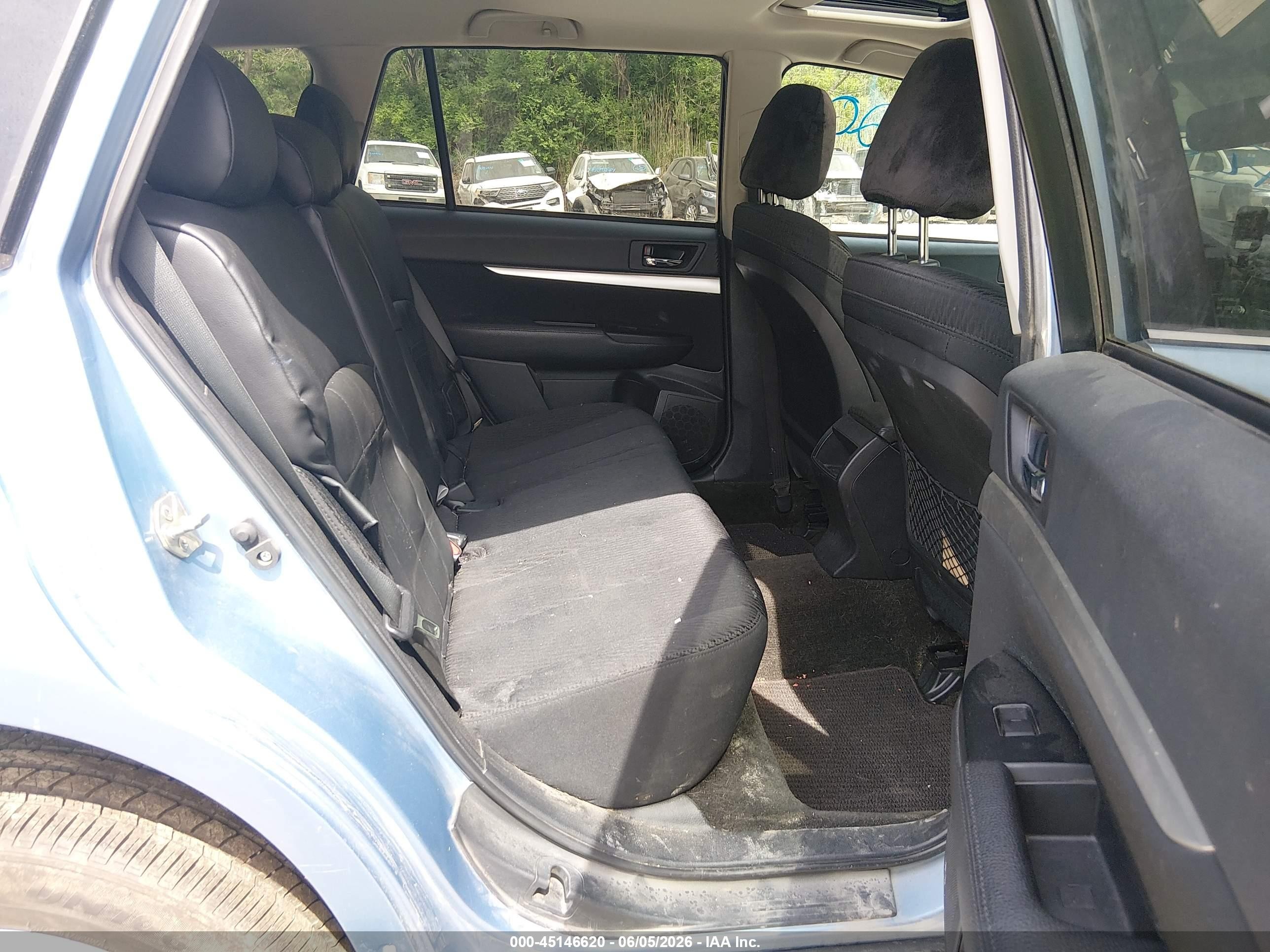 2012 Subaru Outback 2.5i Premium Light Blue vin: 4S4BRCGC9C3297624