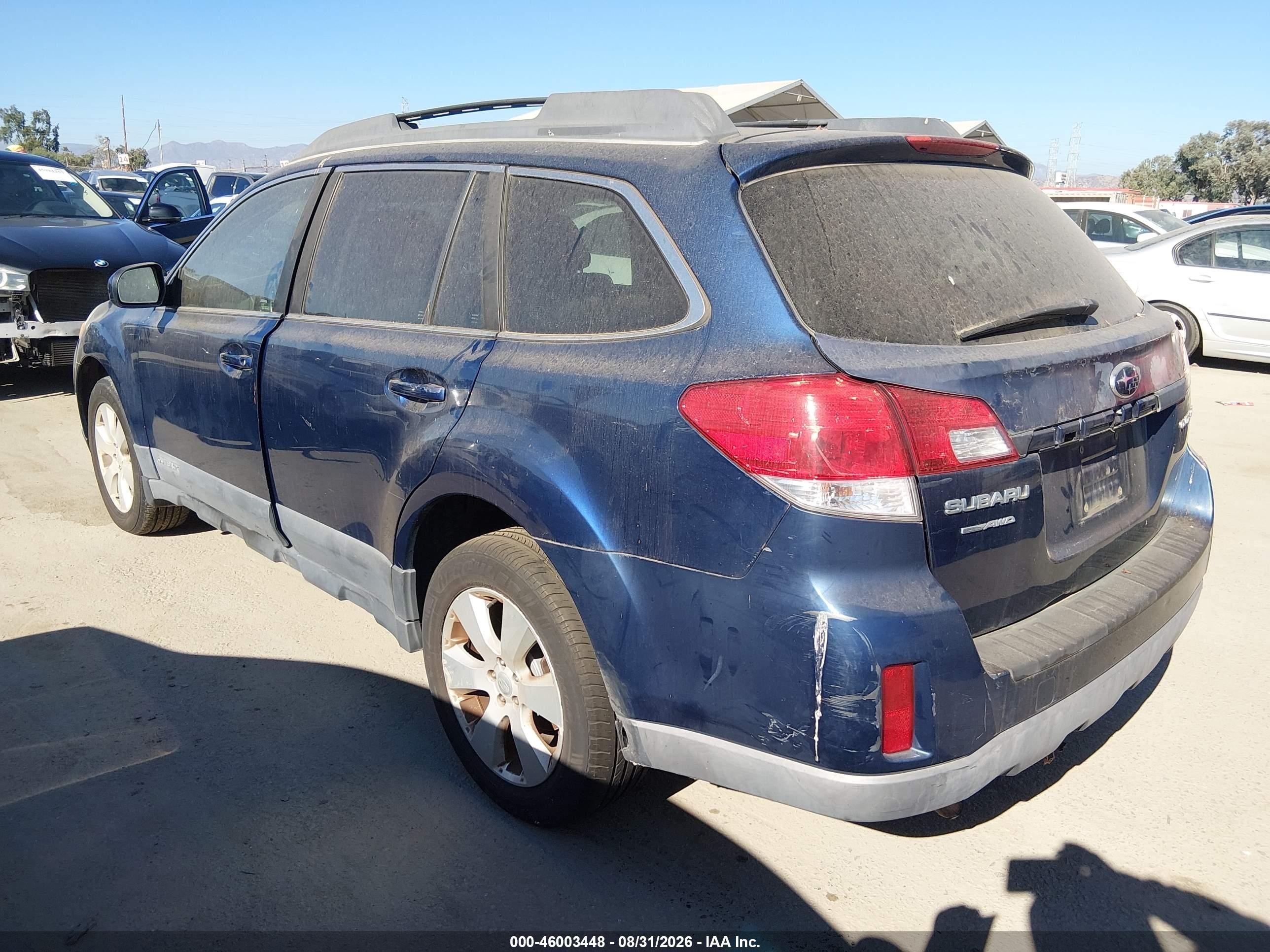 2010 Subaru Outback 2.5i Premium Blue vin: 4S4BRCGCXA3324665