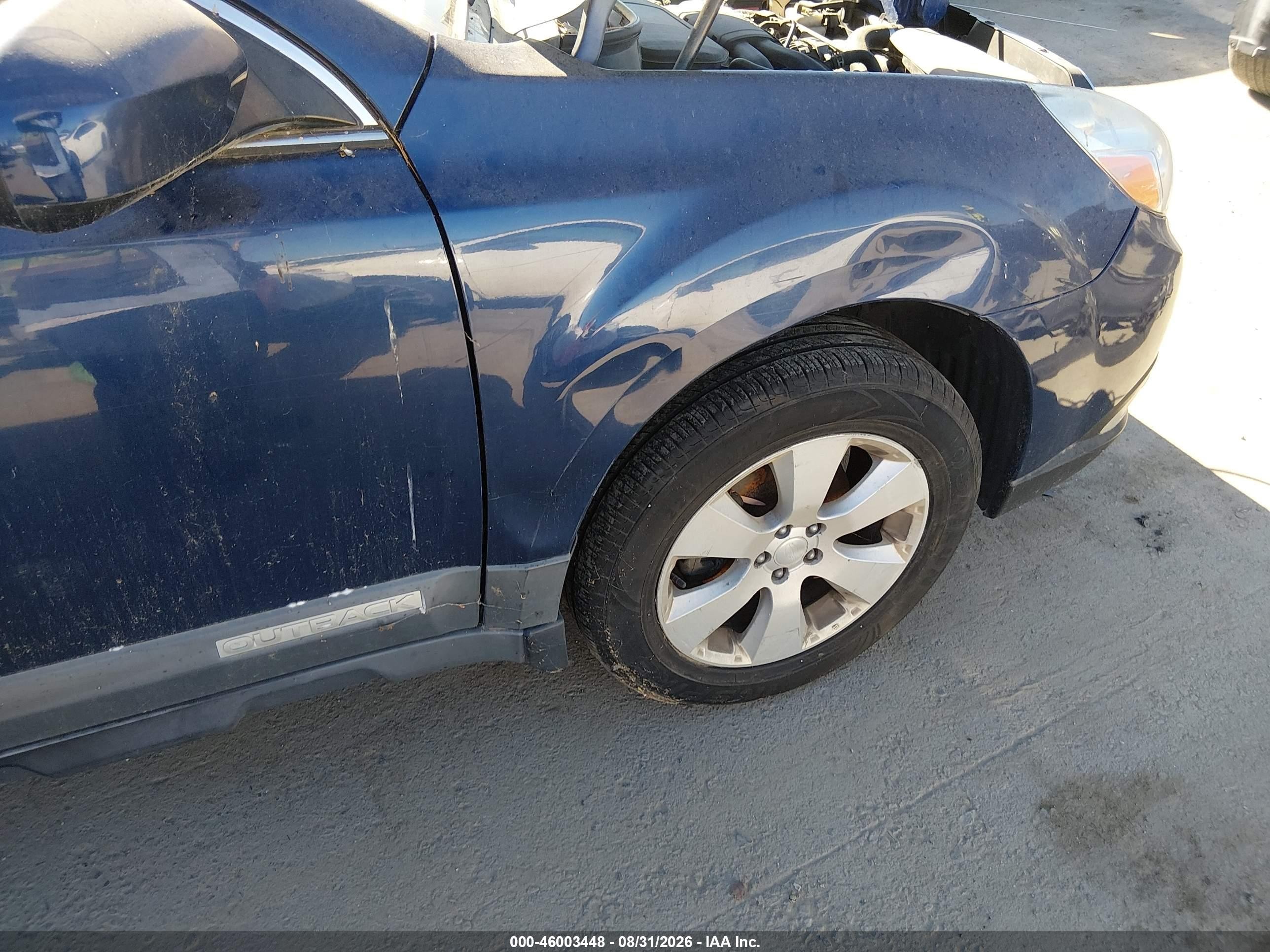 2010 Subaru Outback 2.5i Premium Blue vin: 4S4BRCGCXA3324665