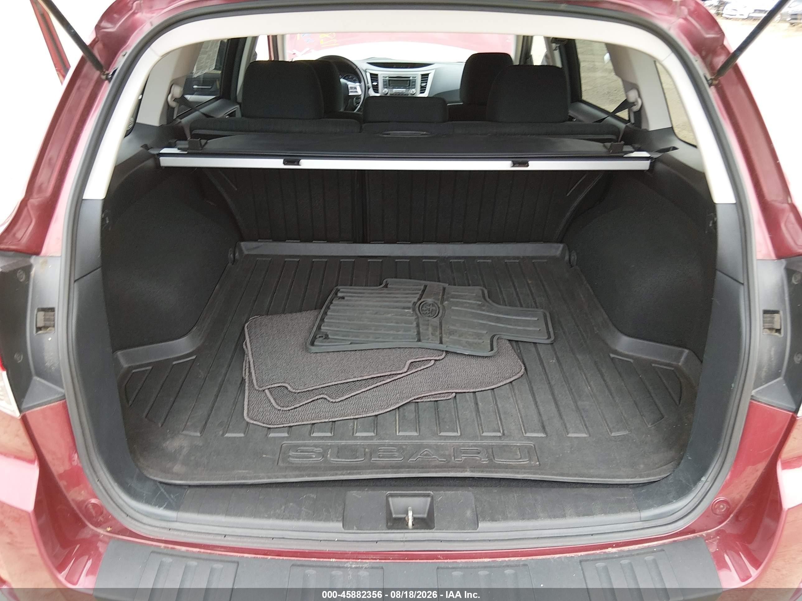 2013 Subaru Outback 2.5i Premium Burgundy vin: 4S4BRCGCXD3273592