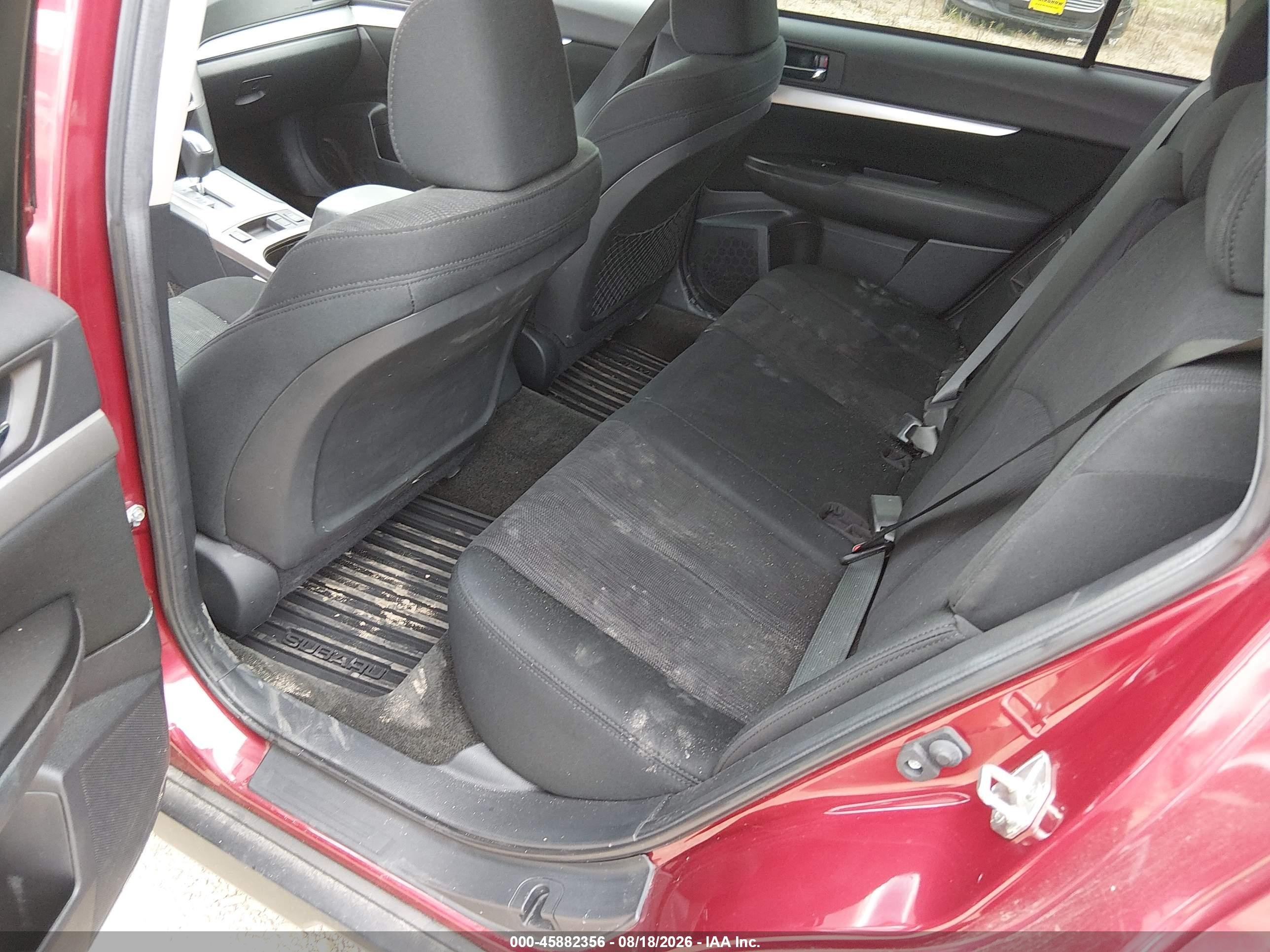 2013 Subaru Outback 2.5i Premium Burgundy vin: 4S4BRCGCXD3273592