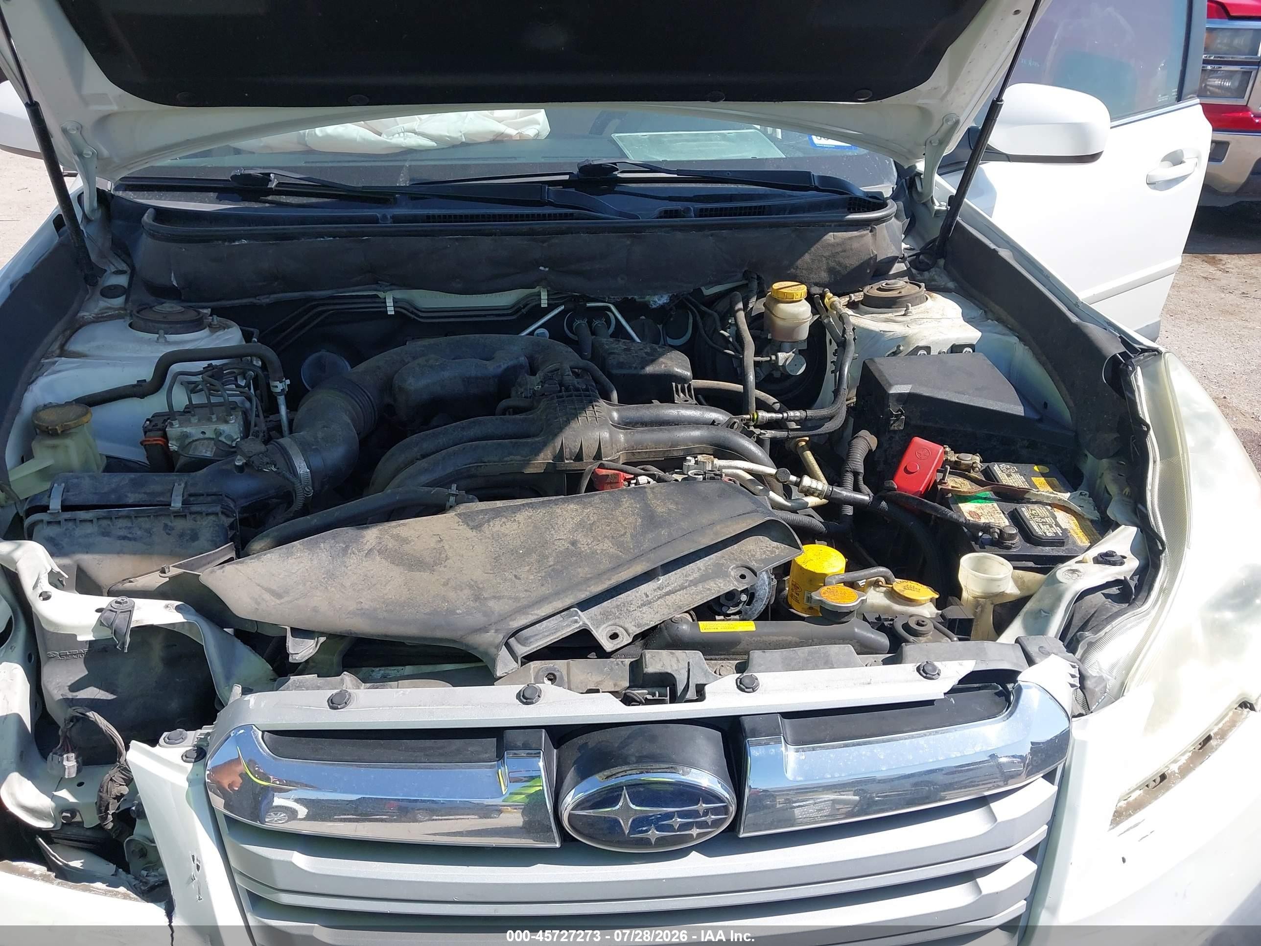 2013 Subaru Outback 2.5i Premium White vin: 4S4BRCGCXD3292403