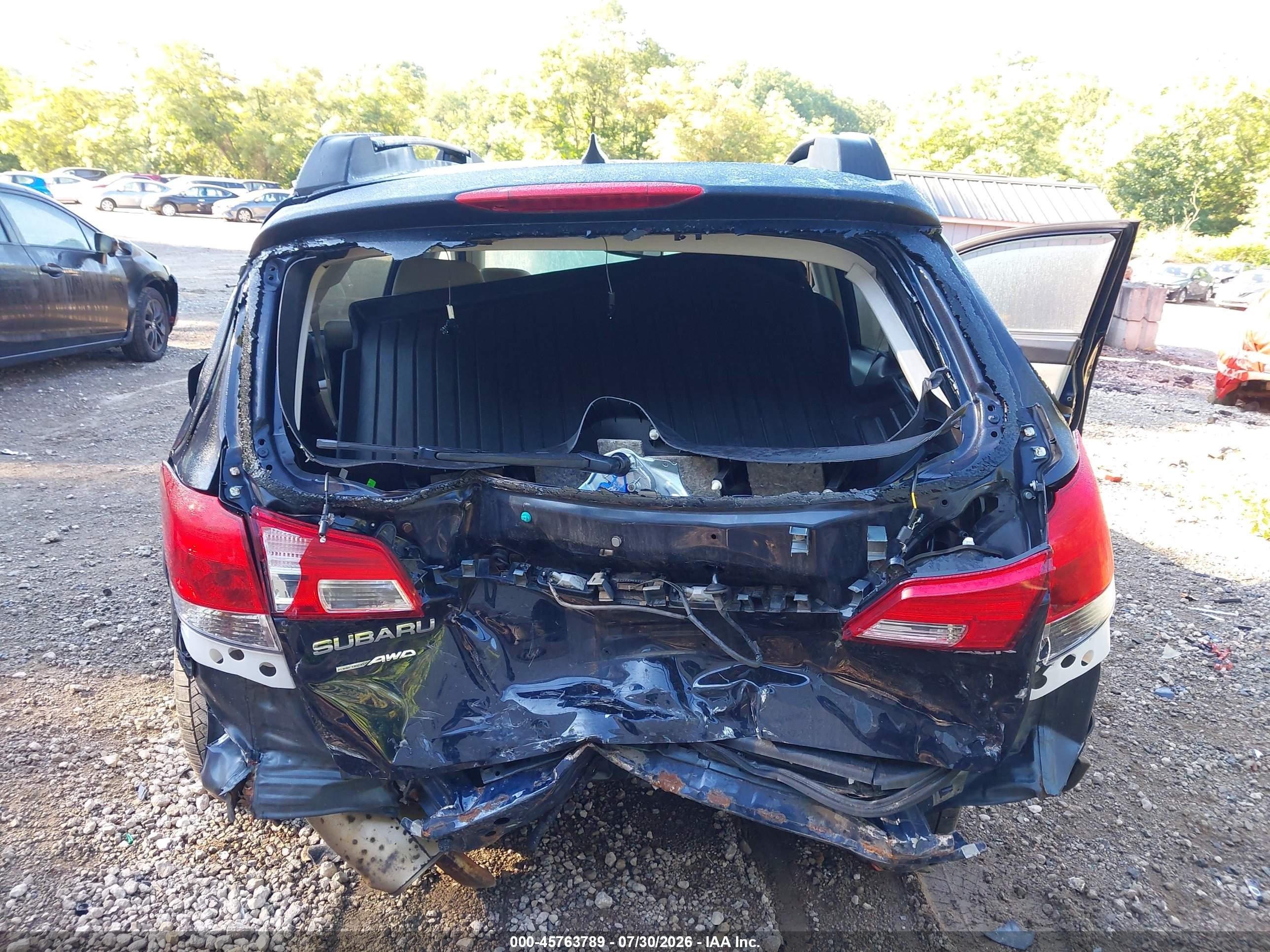 2012 Subaru Outback 2.5i Premium Синий vin: 4S4BRCHC5C1257261