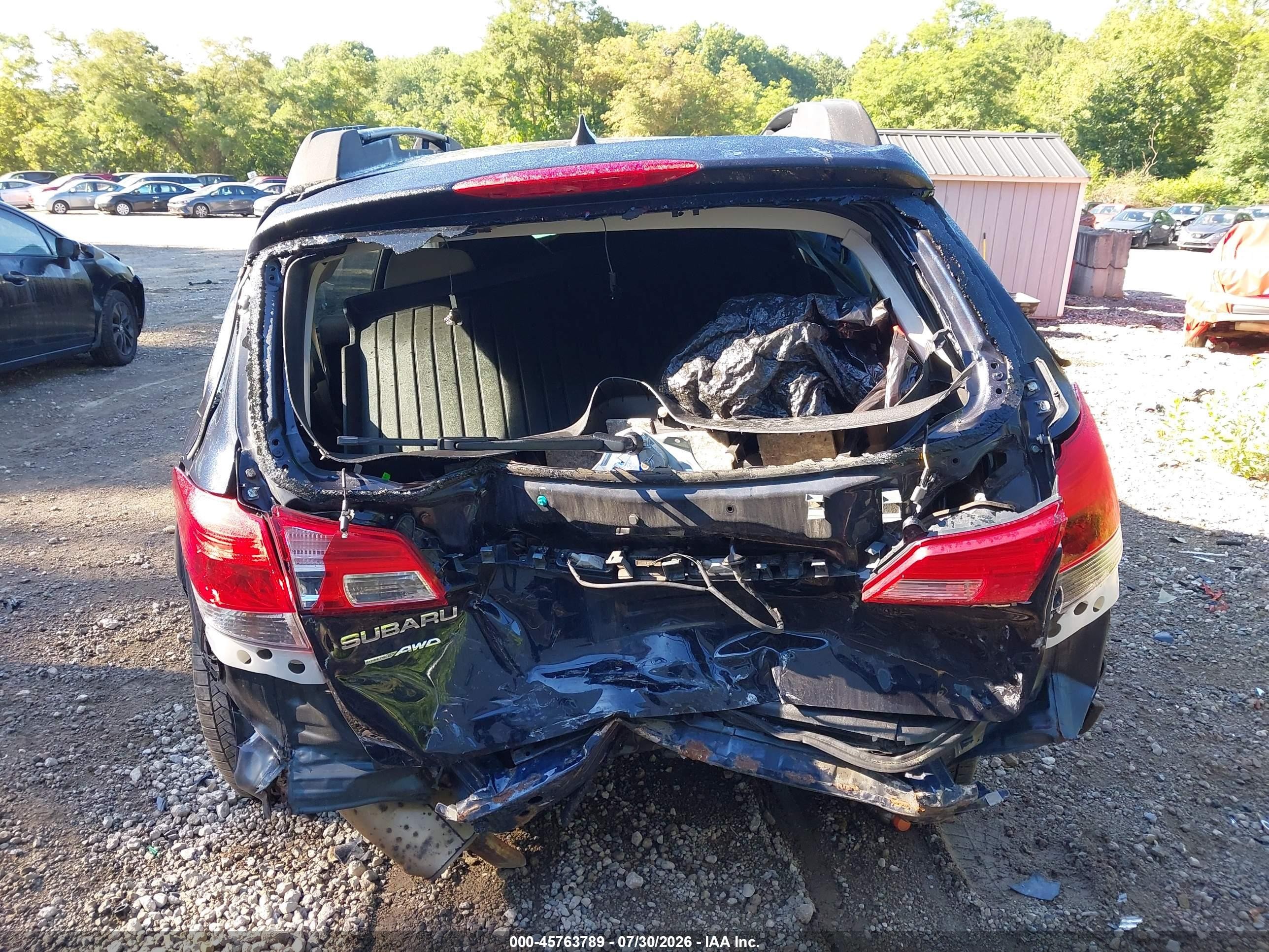 2012 Subaru Outback 2.5i Premium Синий vin: 4S4BRCHC5C1257261