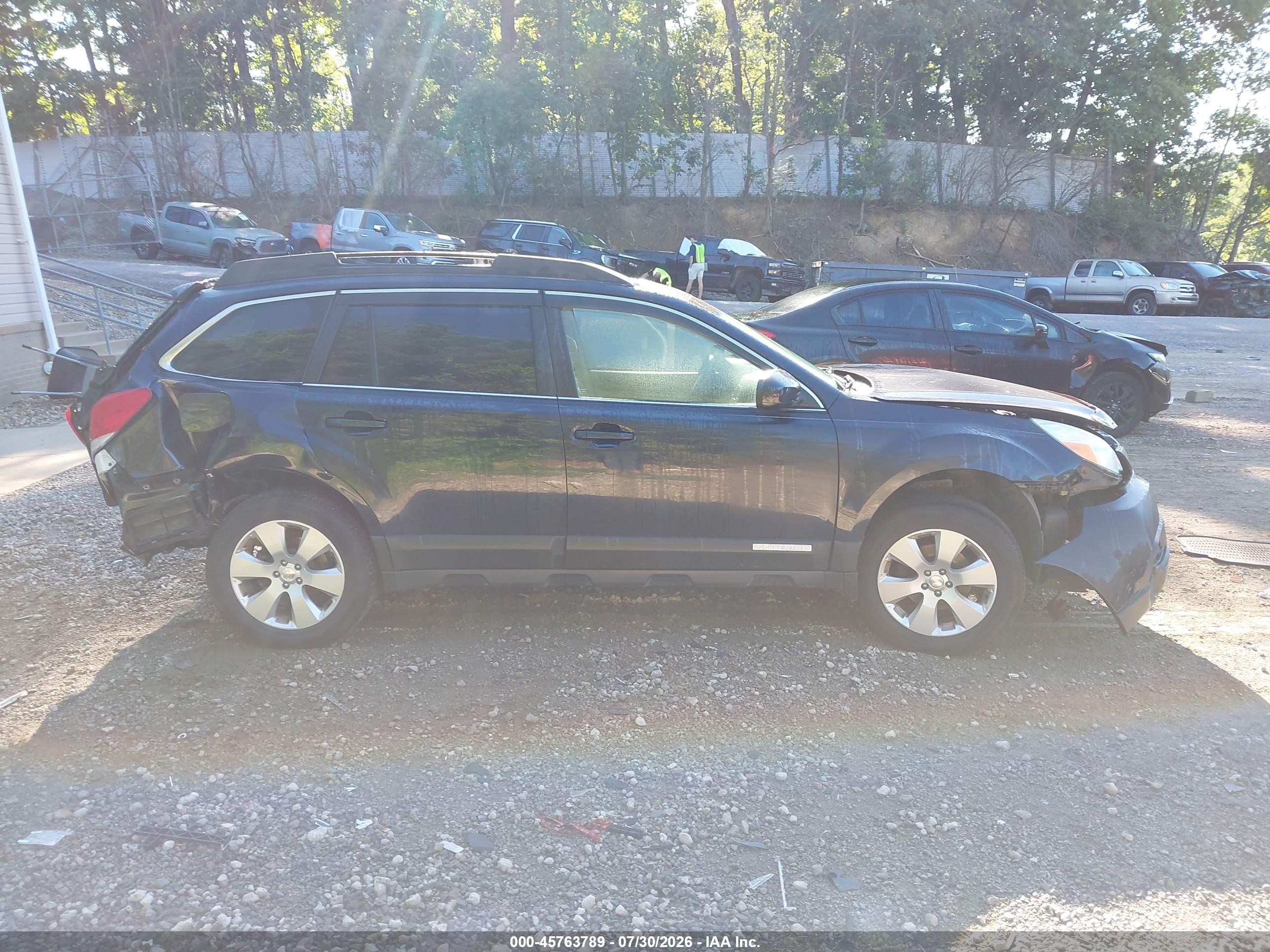 2012 Subaru Outback 2.5i Premium Синий vin: 4S4BRCHC5C1257261