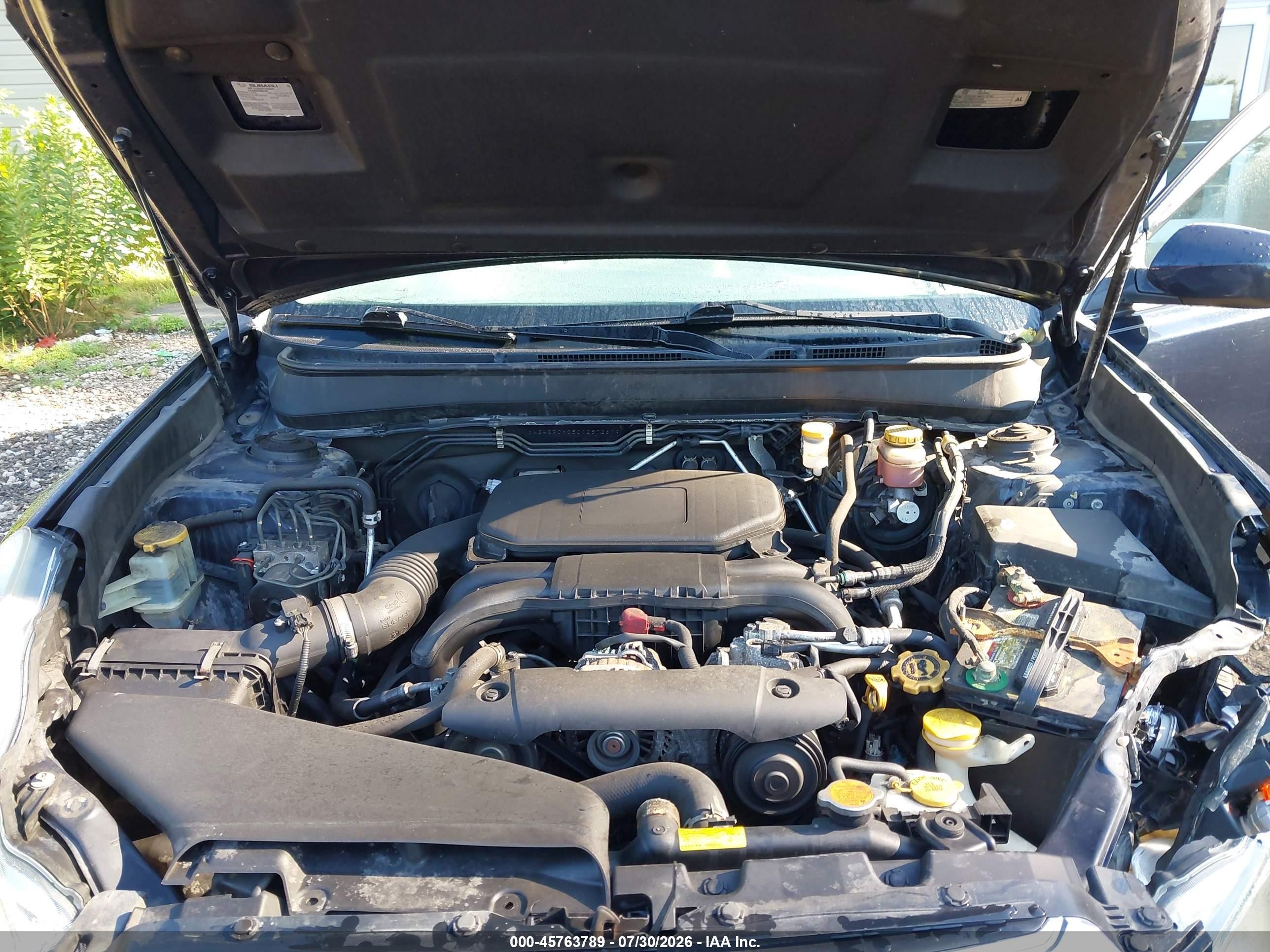 2012 Subaru Outback 2.5i Premium Синий vin: 4S4BRCHC5C1257261