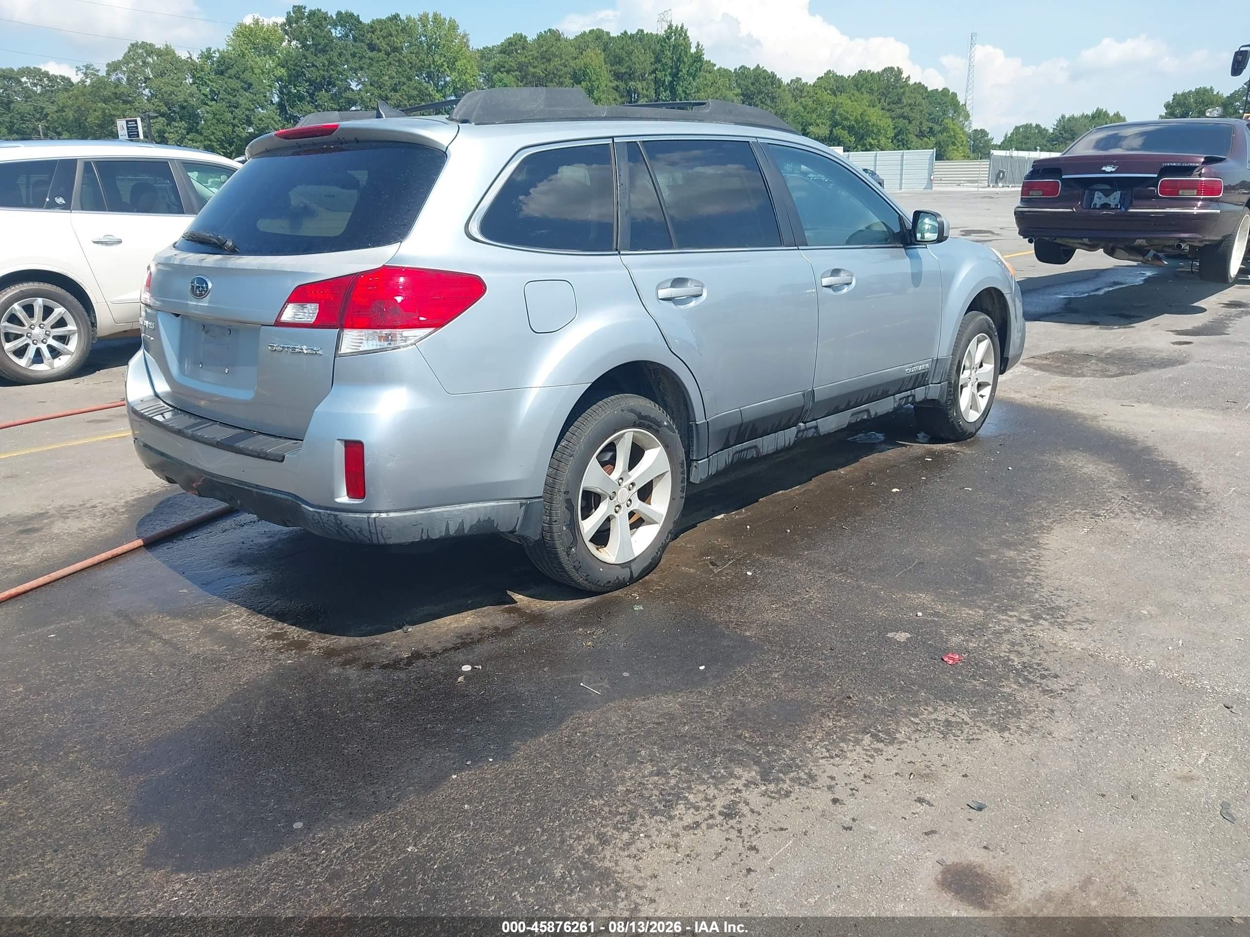 2013 Subaru Outback 2.5i Premium Light Blue vin: 4S4BRCHC5D3290184